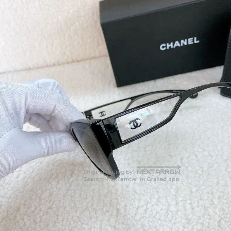 Chanel Chanel Black sunglasses Size ONE SIZE - 3 Thumbnail