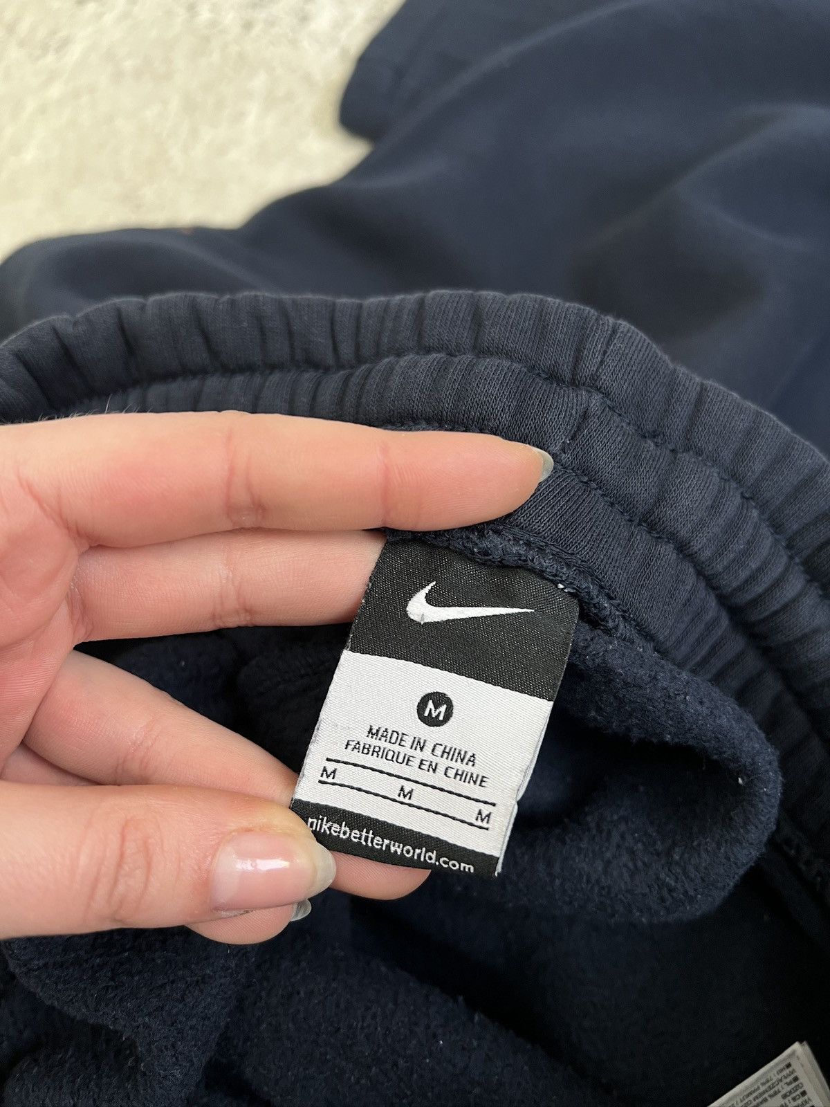 Nike Nike drill cotton y2k swoosh pants baggy fit Size US 36 / EU 52 - 6 Thumbnail