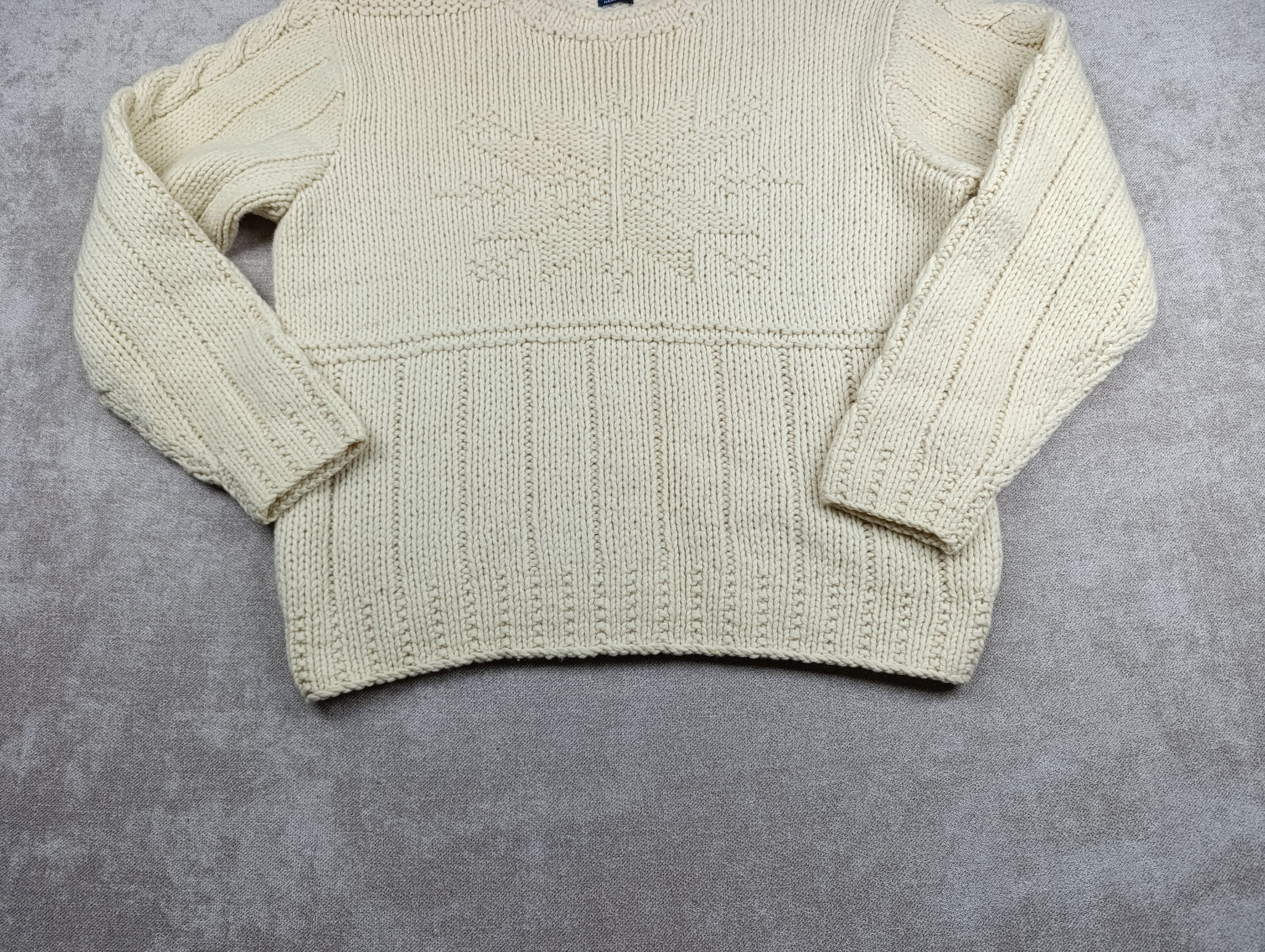Polo Ralph Lauren VINTAGE POLO RALPH LAUREN HAND KNIT WOOL WOMENS SWEATER Size L / US 10 / IT 46 - 5 Thumbnail