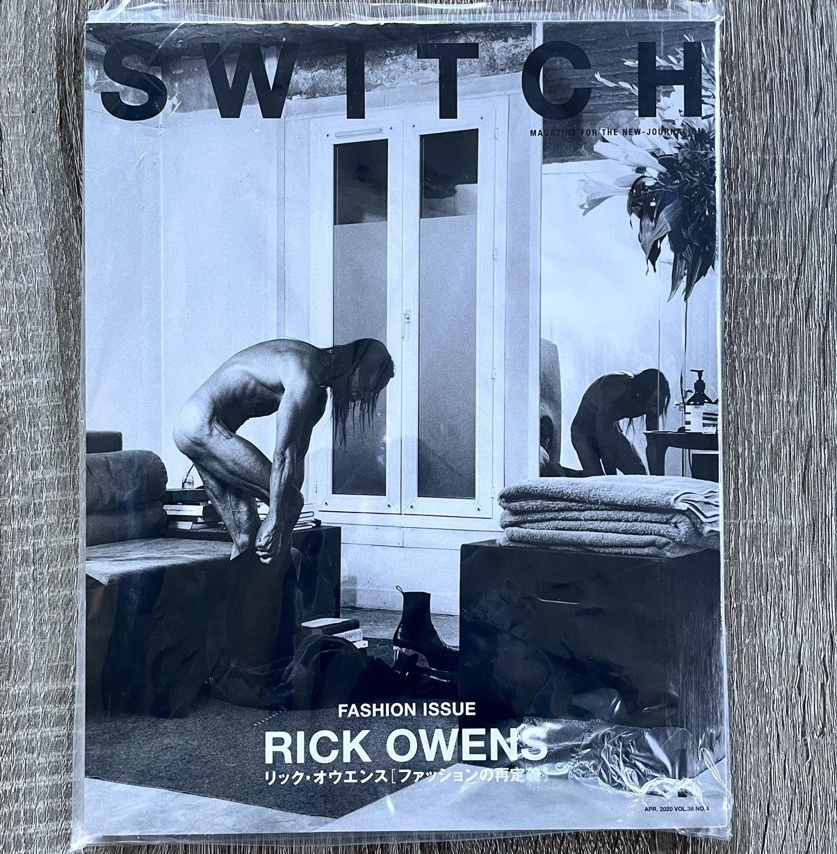 Rick Owens RICK OWENS SWITCH published Magazine issue Vol.38 No.4