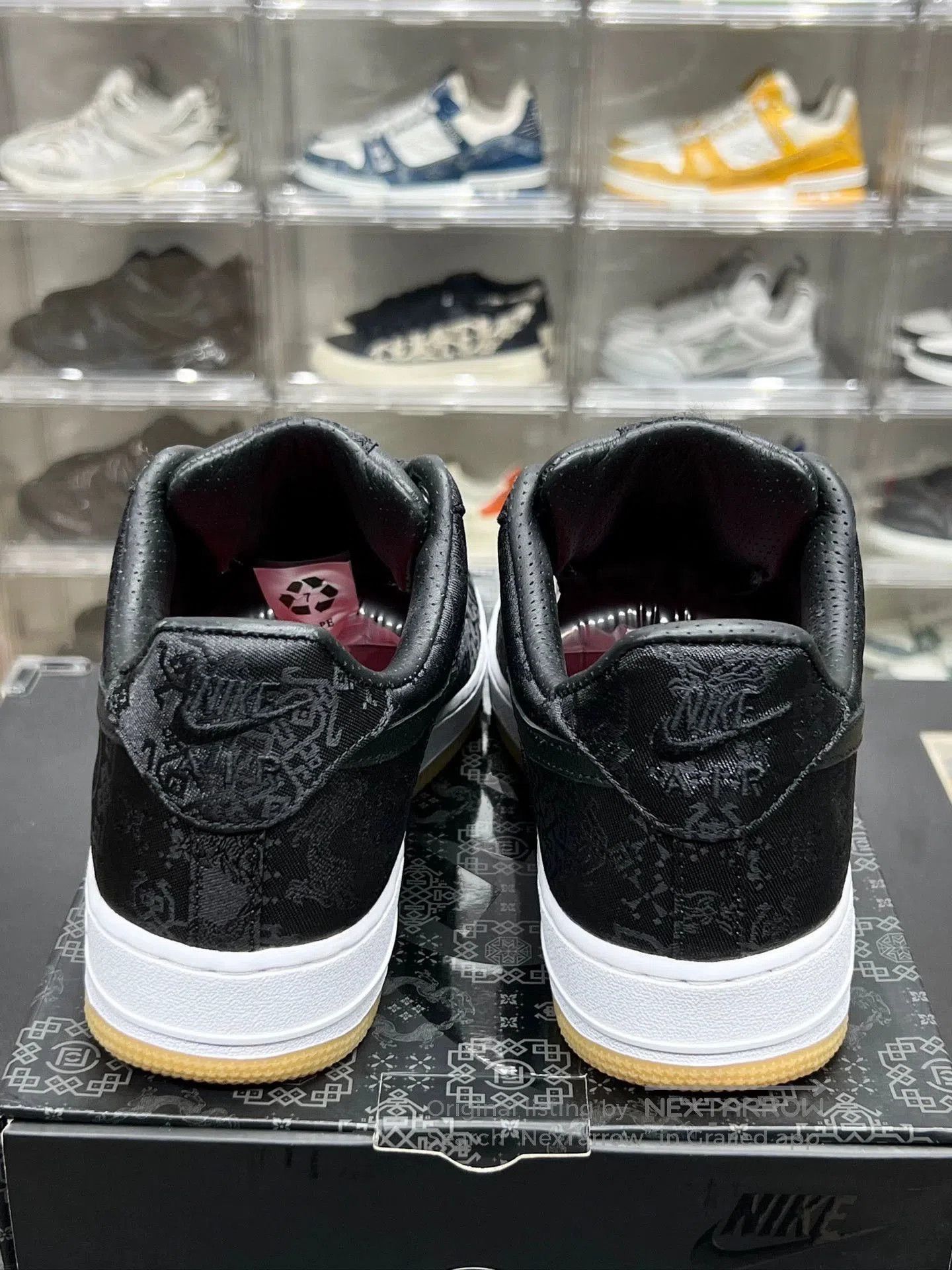Nike nike clot black silk sneakers size 43. Size US 10 / EU 43 - 6 Thumbnail