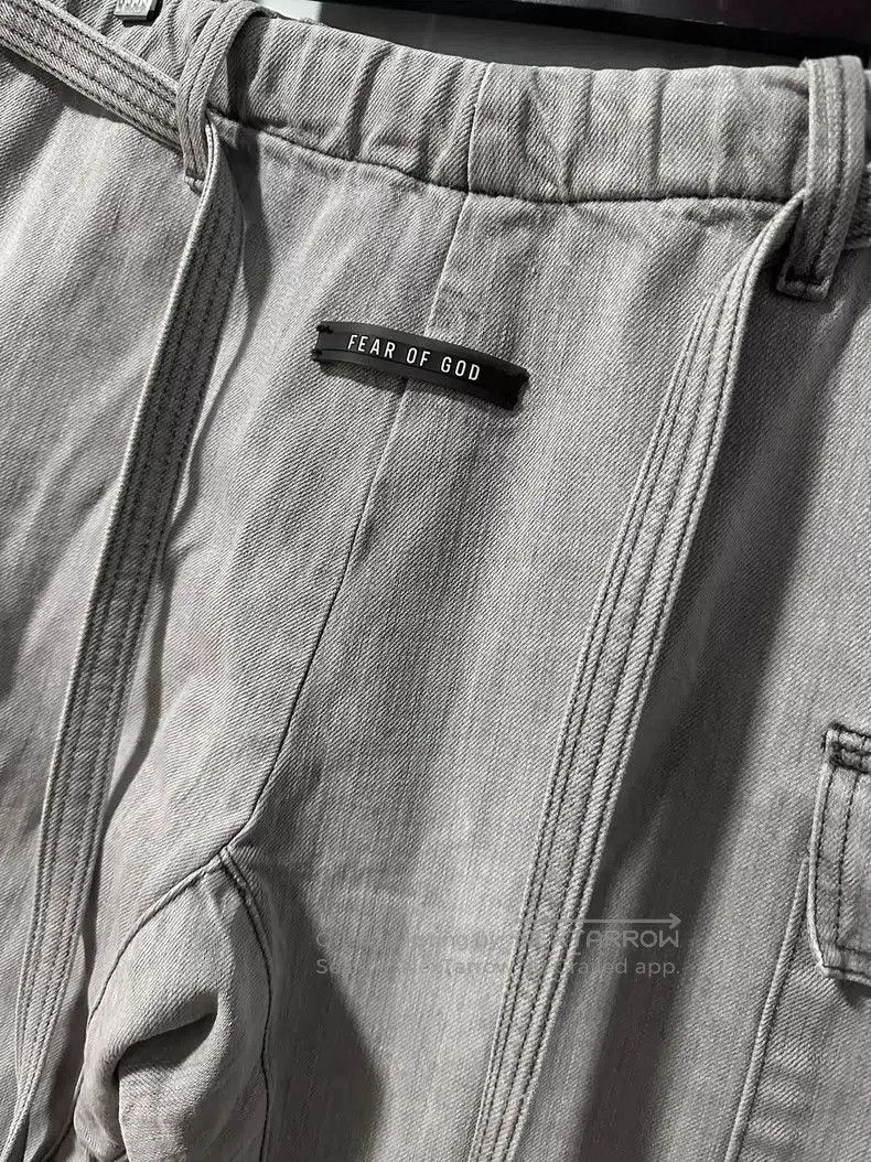 Fear of God Fear of God 6th Gray Cargo Jeans. Size US 29 - 5 Thumbnail