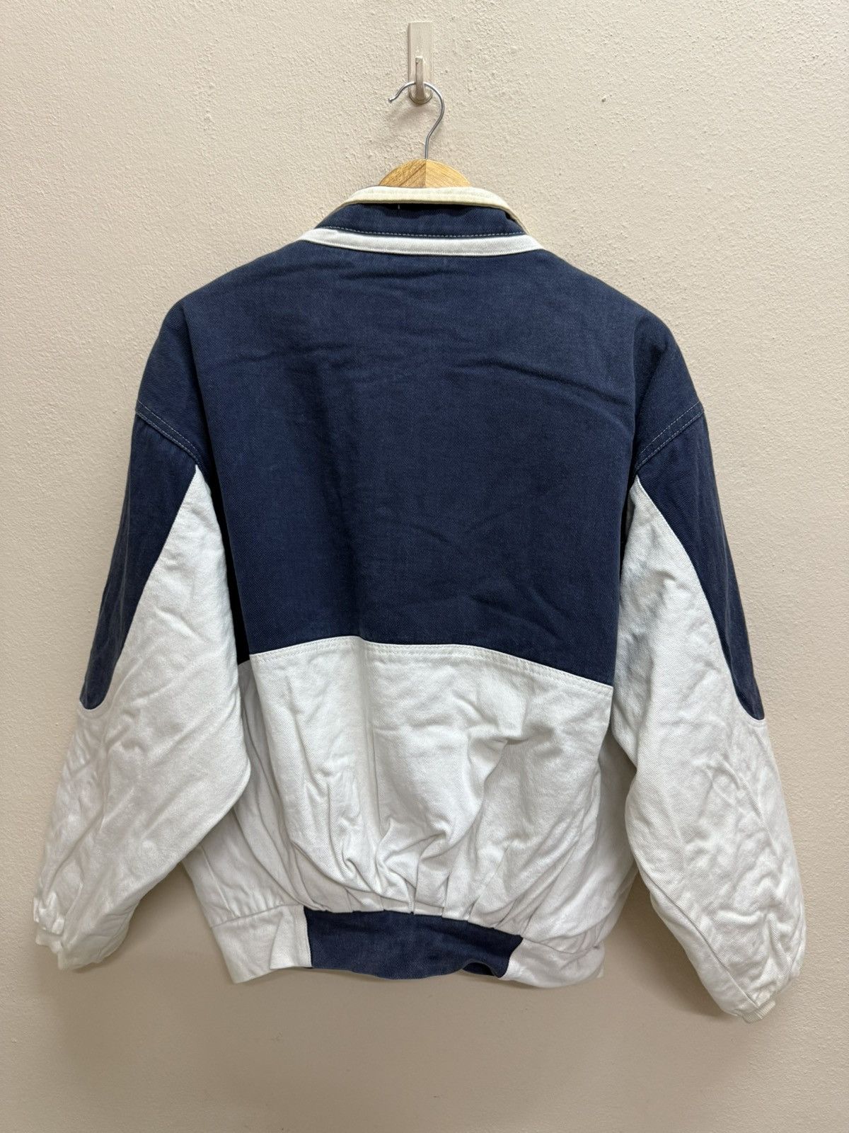 47 Vintage 47Ronin Double Zipper Denim Bomber Jacket Size US XL / EU 56 / 4 - 19 Thumbnail