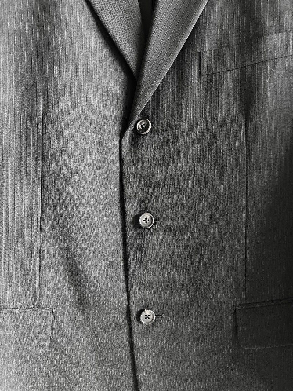 Yohji Yamamoto Yohji Yamamoto Pour Homme Costume D'Homme 3BS Jacket Blazer Size US XL / EU 56 / 4 - 3 Thumbnail