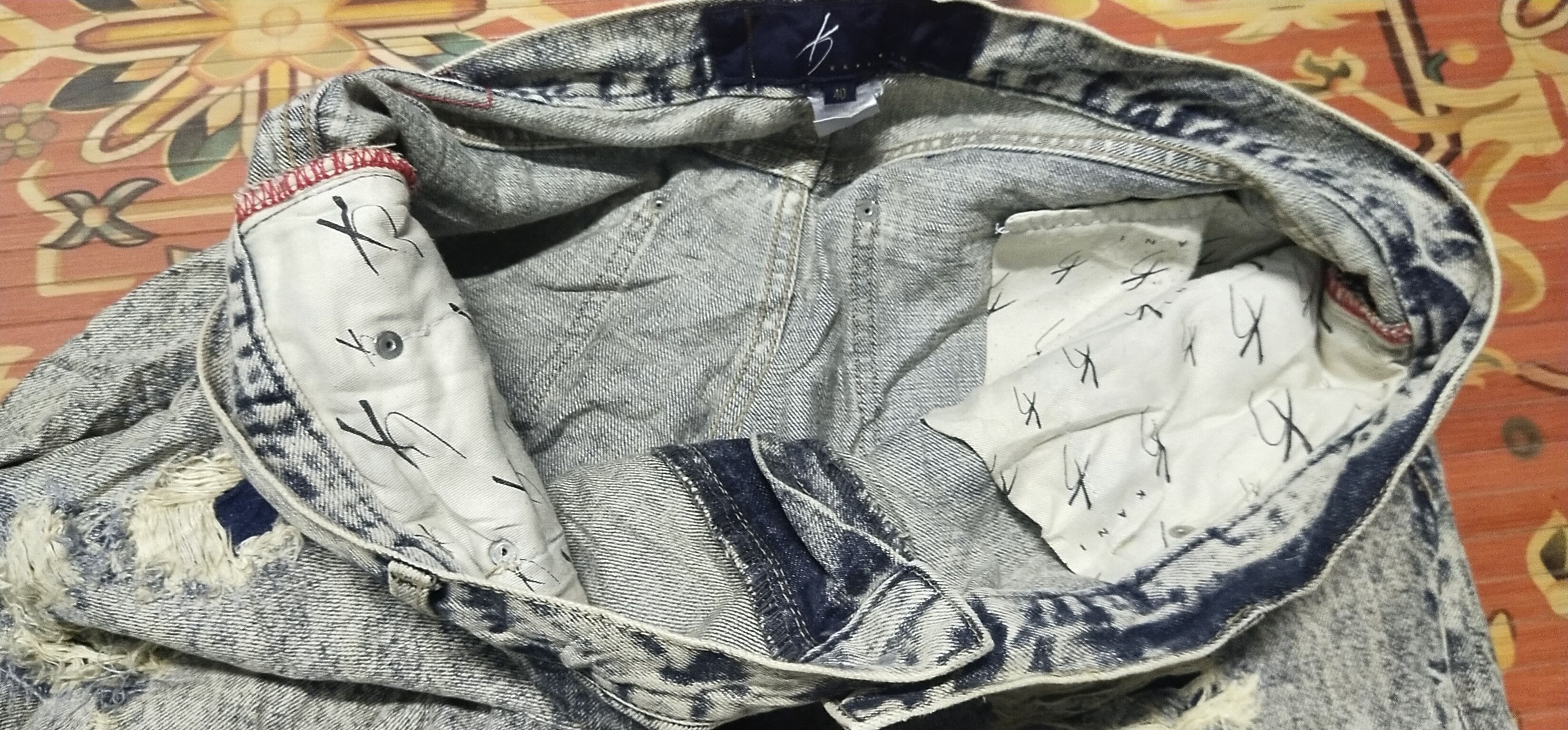 Vintage Final Drop Karl Kani Distressed Pant Size US 40 / EU 56 - 8 Thumbnail