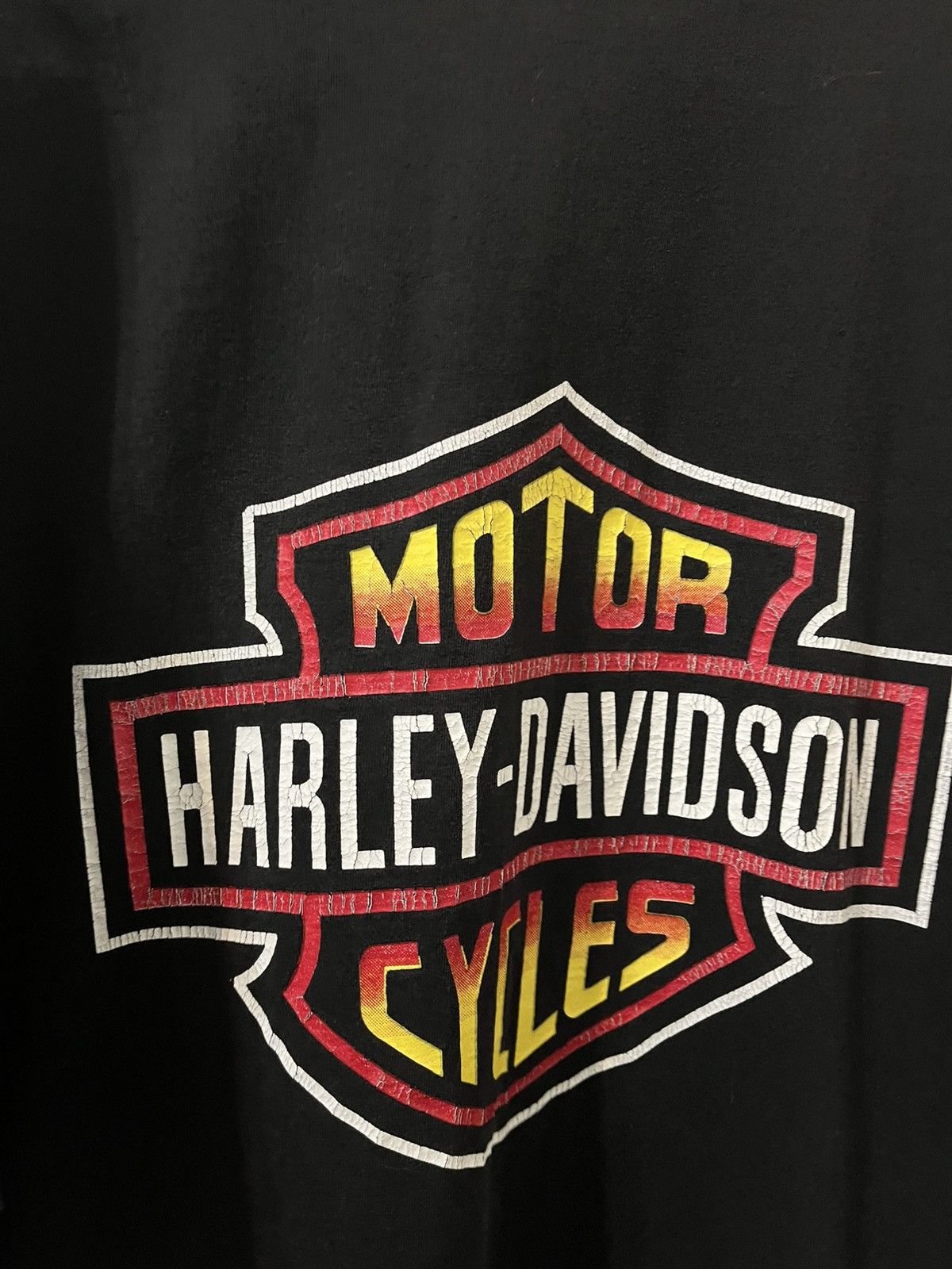 Harley Davidson × Vintage Vintage 90s Harley Davidson American Steel Graphic Tee Size US XXL / EU 58 / 5 - 8 Thumbnail