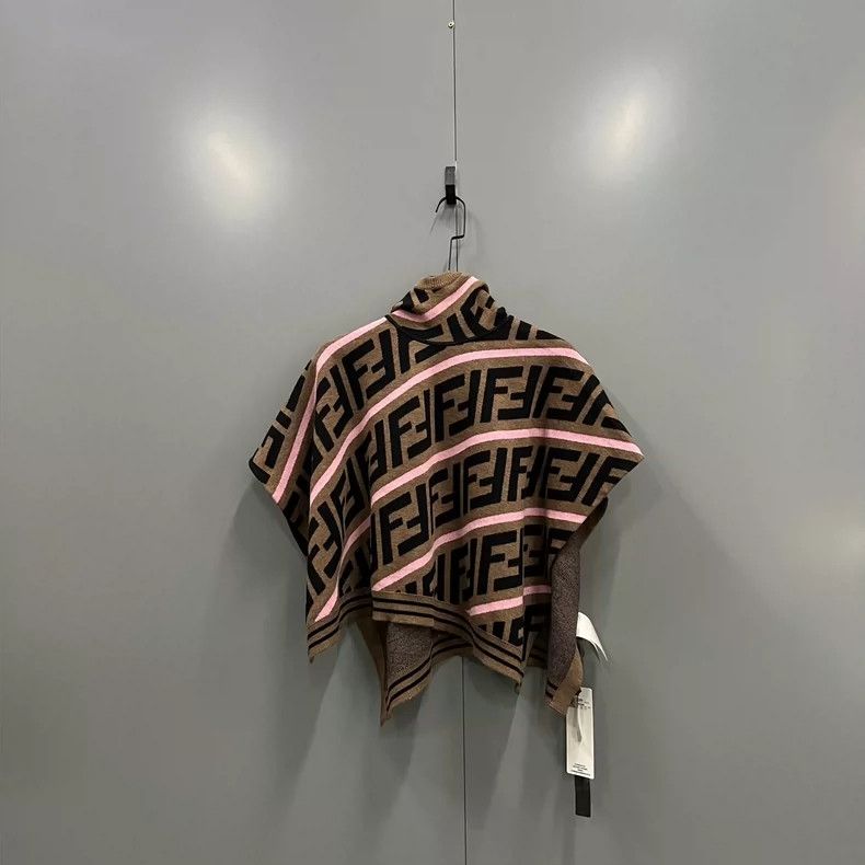 Fendi Fendi size 11 Brown full-print FF cloak Size US XXS / EU 40 - 2 Thumbnail