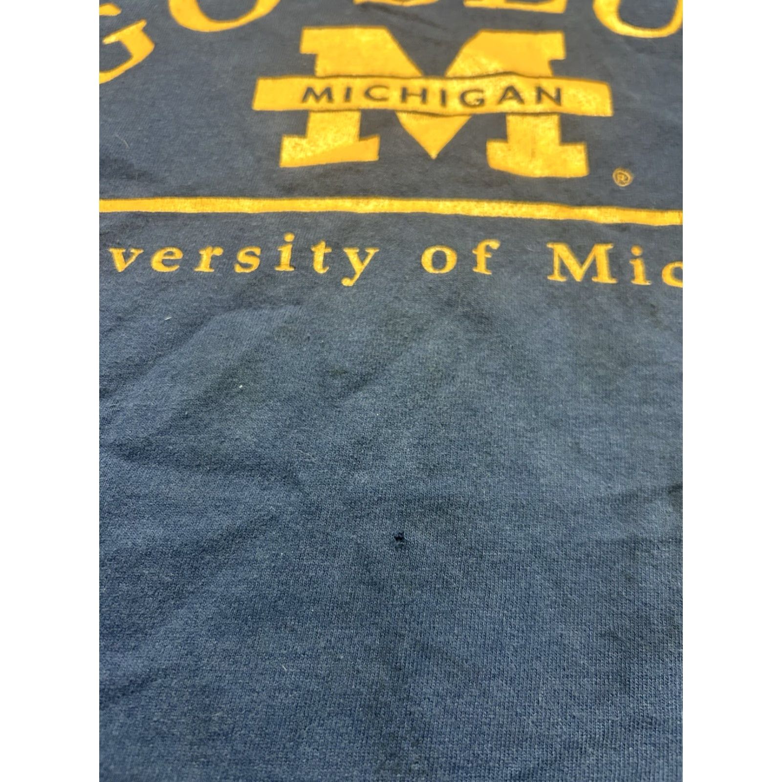 Vintage VINTAGE Michigan Wolverines Go Blue College T-Shirt XL Men Blue Shirt Size US XL / EU 56 / 4 - 3 Thumbnail