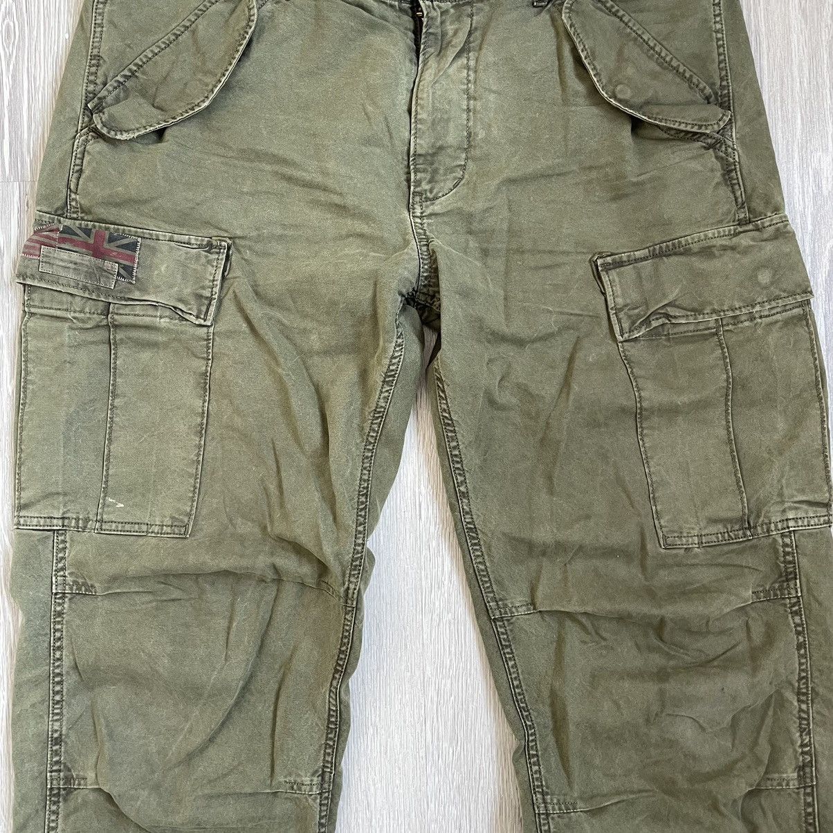 Denim & Supply Ralph Lauren Ralph Lauren Military Cargo pants Y2K army USA Size US 36 / EU 52 - 8 Thumbnail