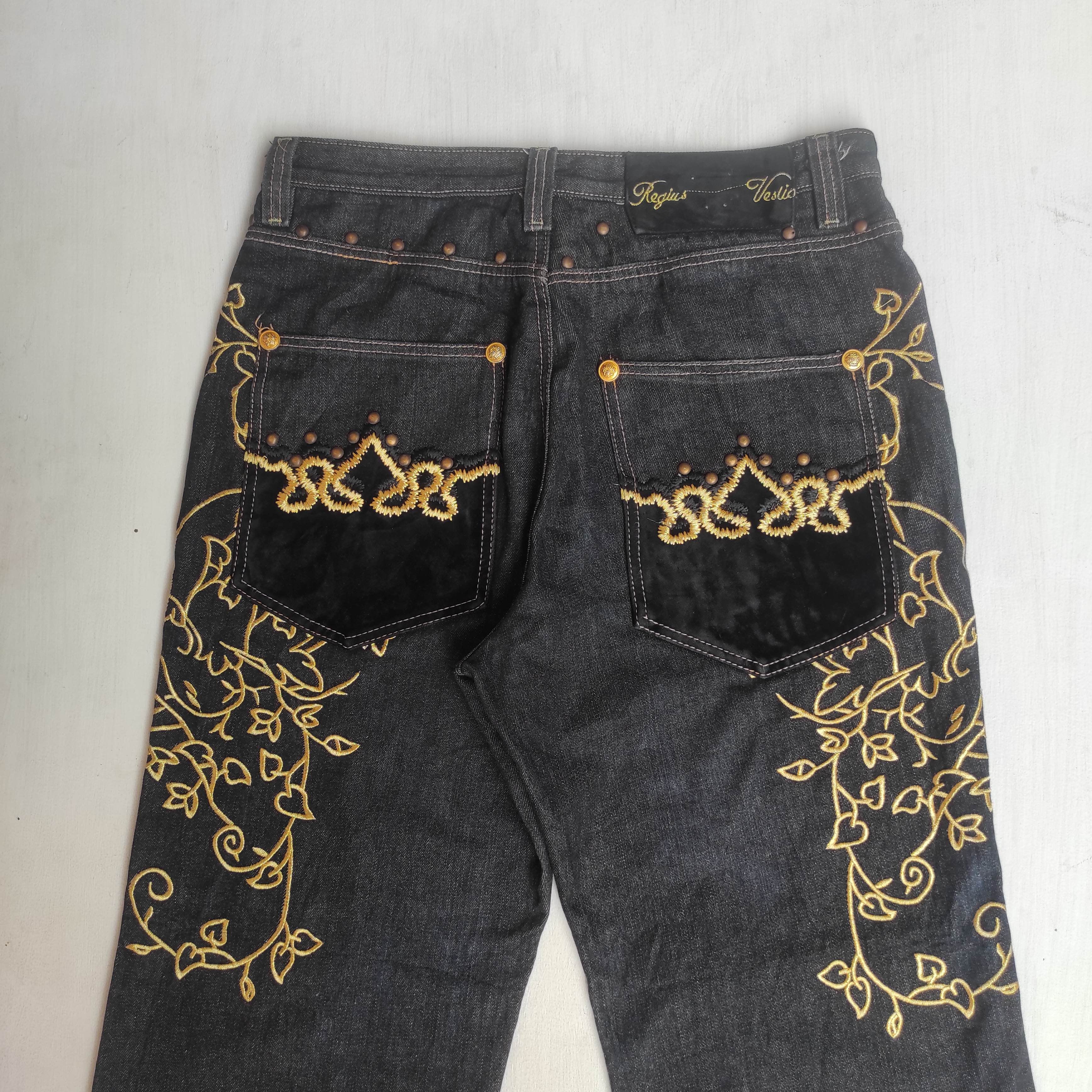 Hysteric Glamour Japanese Brand CROWN HOLDER Baggy Oversized Embroidery Size US 34 / EU 50 - 16 Thumbnail