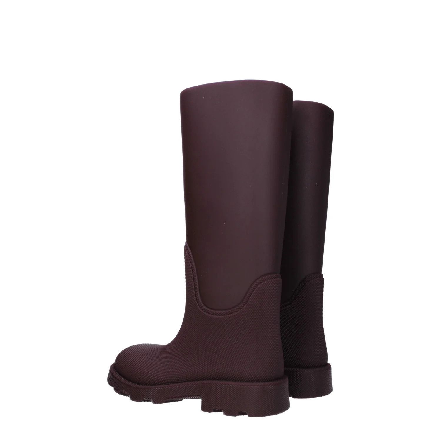 Burberry ob1o1e1024 Rubber Boots in Burgandy Size US 7 / IT 37 - 4 Thumbnail