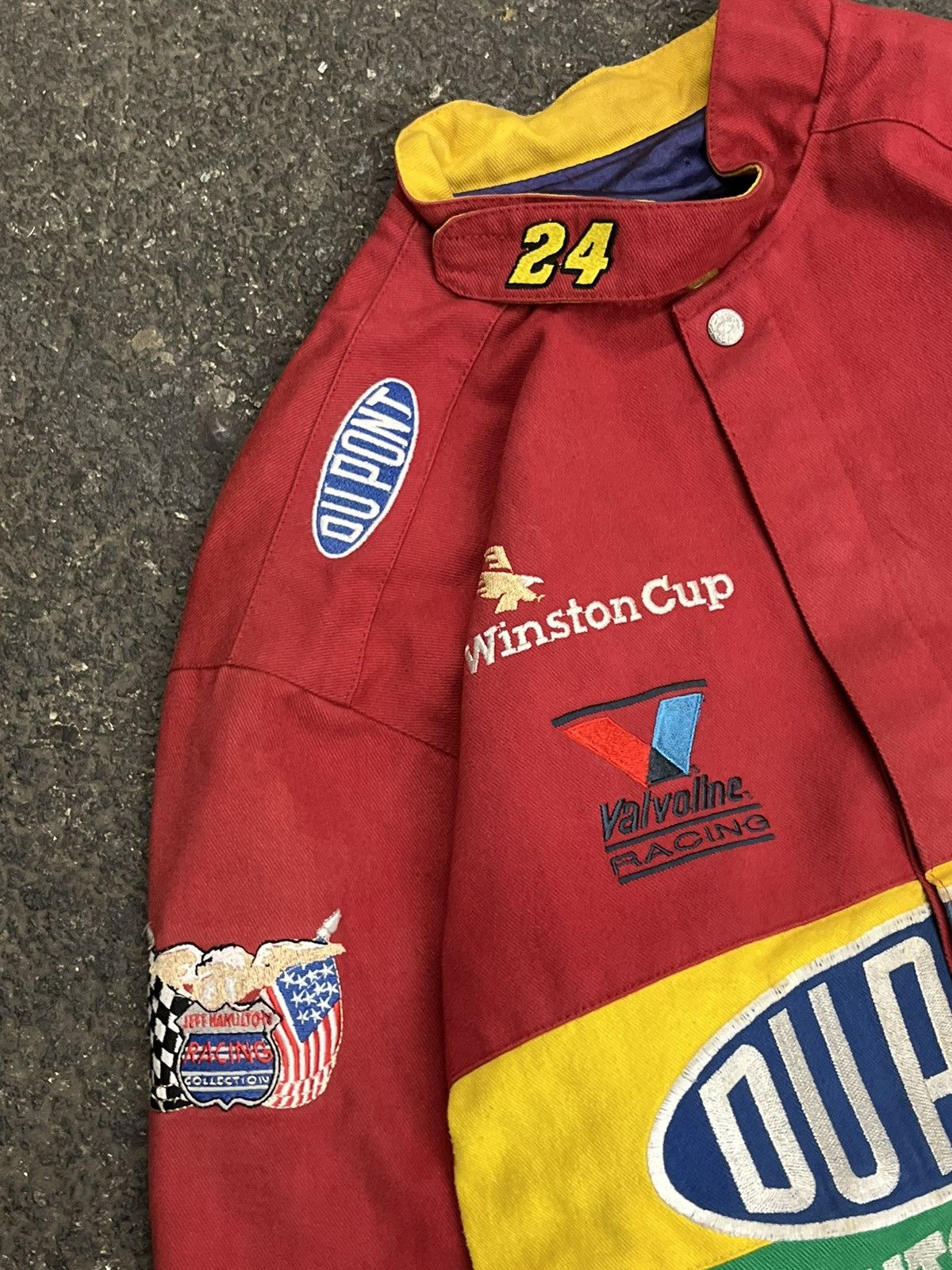 Jeff Hamilton × Vintage Nascar racing jacket Jeff Hamilton rare streetwear hype 90s Size US L / EU 52-54 / 3 - 6 Thumbnail