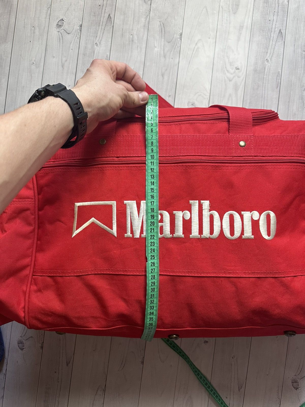 Marlboro Vintage Marlboro bag + backpack transformer rare big logo Size ONE SIZE - 15 Thumbnail