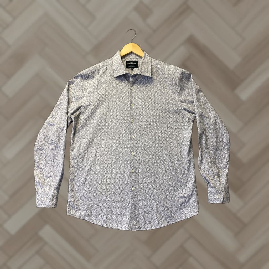 Rodd & Gunn Rodd & Gunn Sport Shirt Mens XL Blue 161-21 Size US XL / EU 56 / 4 - 1 Thumbnail