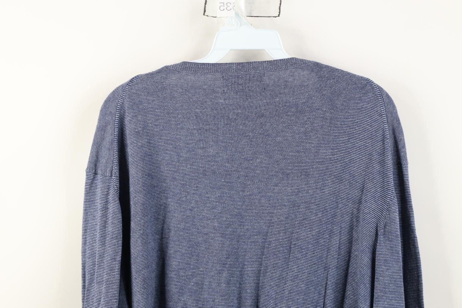 Bonobos Bonobos Fit Lightweight Striped Knit Crewneck Sweater Blue Size US XXL / EU 58 / 5 - 10 Thumbnail