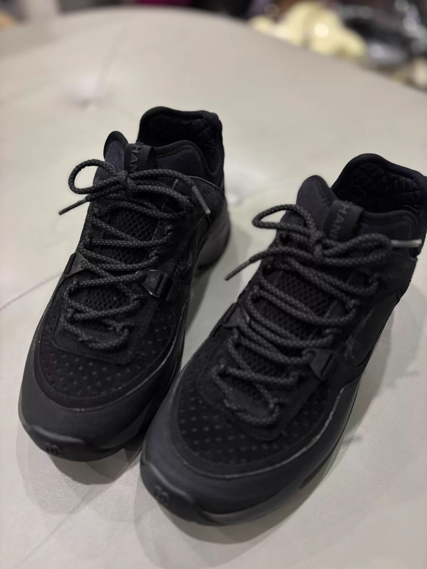 Chanel Chanel 23 Black Warrior Elevated Sneaker 99 New EU37 Size US 6.5 / IT 36.5 - 4 Thumbnail