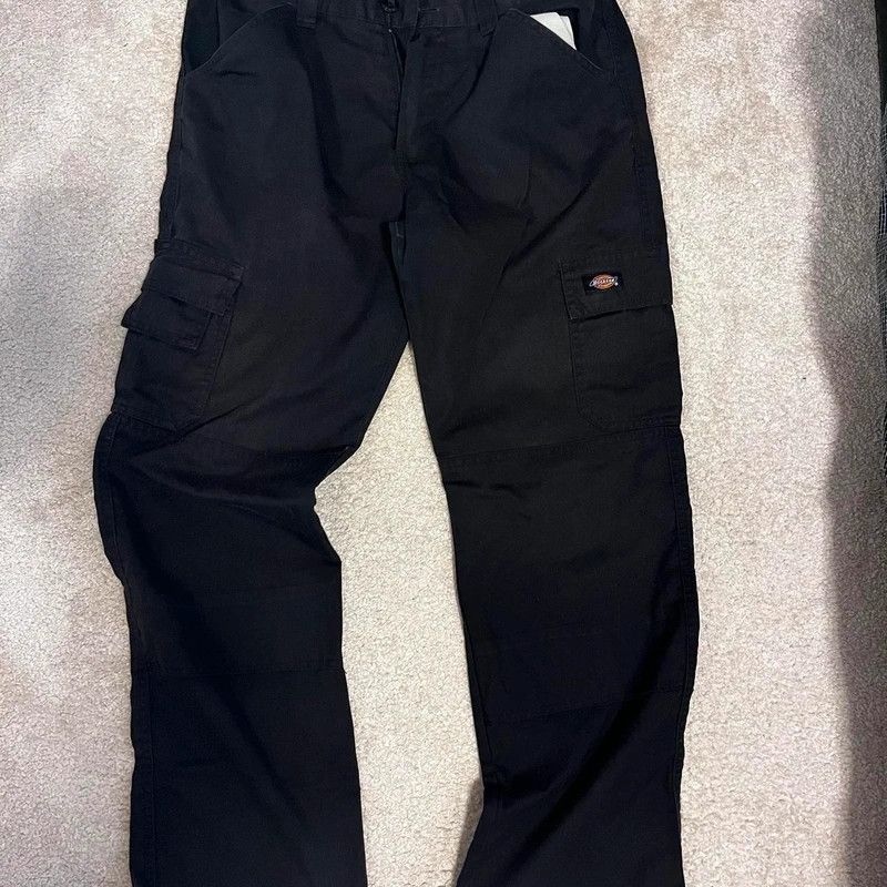 Dickies Dickies Black Cargo Trousers W32 Size US 32 / EU 48 - 1 Thumbnail