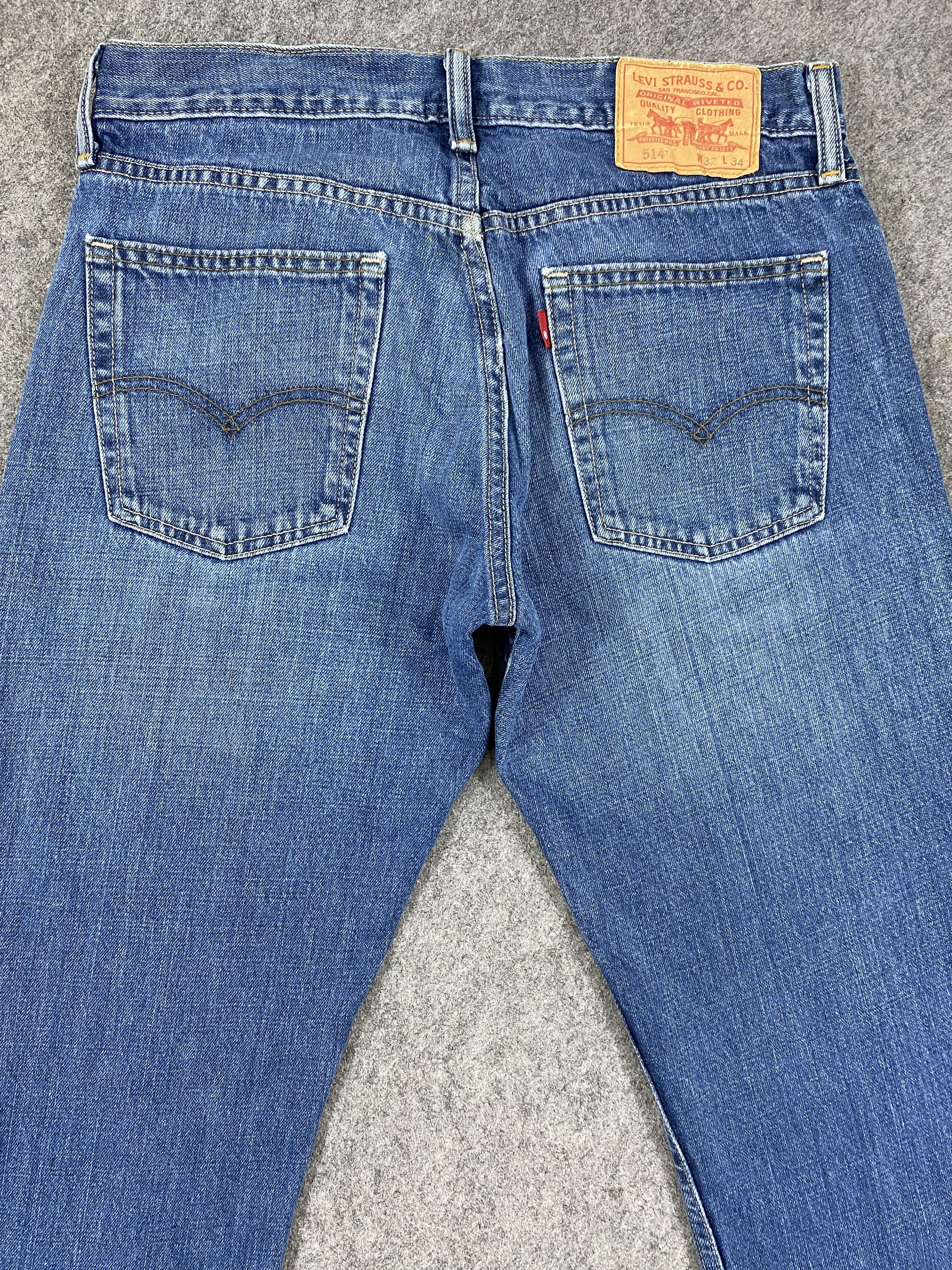 Levi's Blue Vintage Levi's 514 Jeans 32x33 Denim -JN2144 Size US 32 / EU 48 - 4 Thumbnail