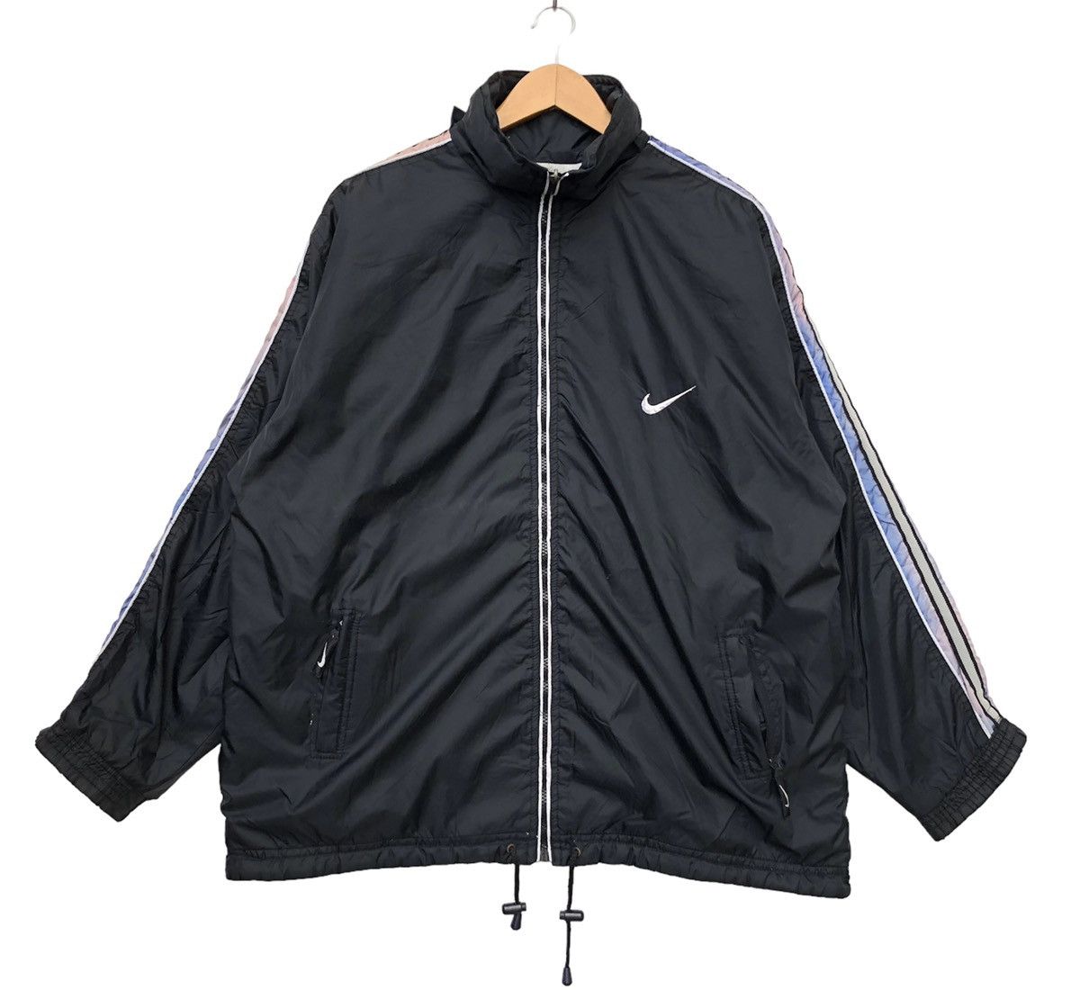Japanese Brand Vintage 90s Nike Air Swoosh Reversible Jacket | L | Swag Size US L / EU 52-54 / 3 - 2 Thumbnail