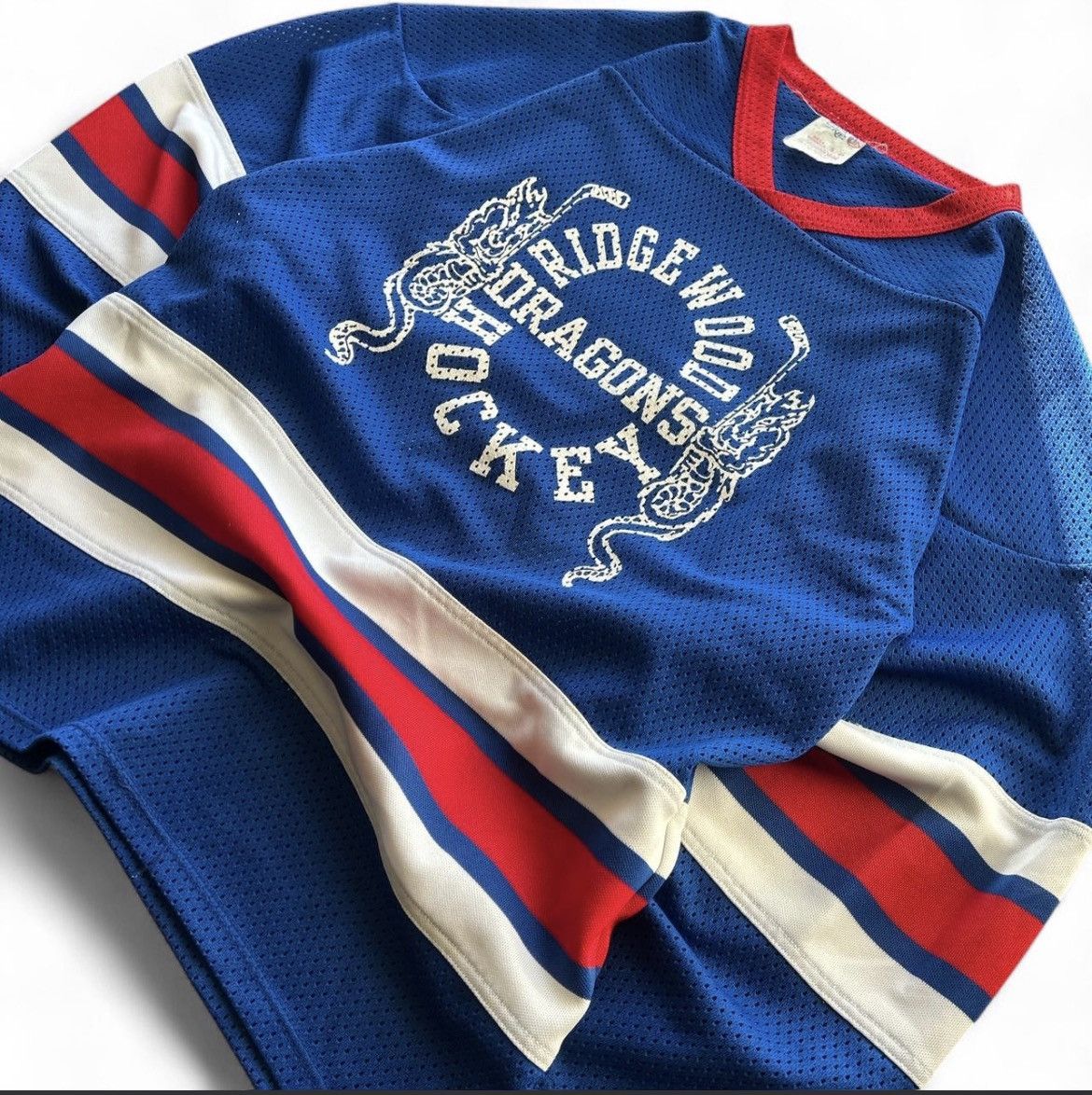 Vintage Vintage 90s Ridgewood Dragons Hockey Jersey Size S Size US S / EU 44-46 / 1 - 3 Thumbnail