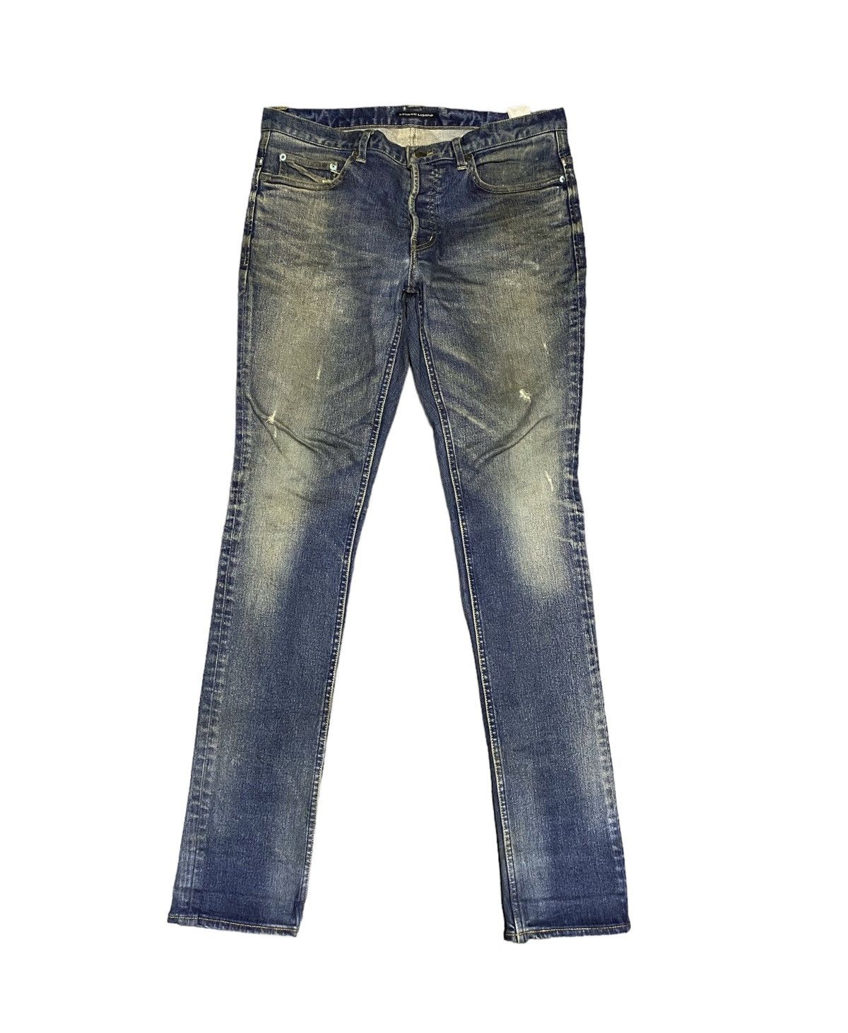 image of Flare Jeans Lounge Lizard Low Rise Jeans Made In Japan in Blue, Men's (Size 33)
