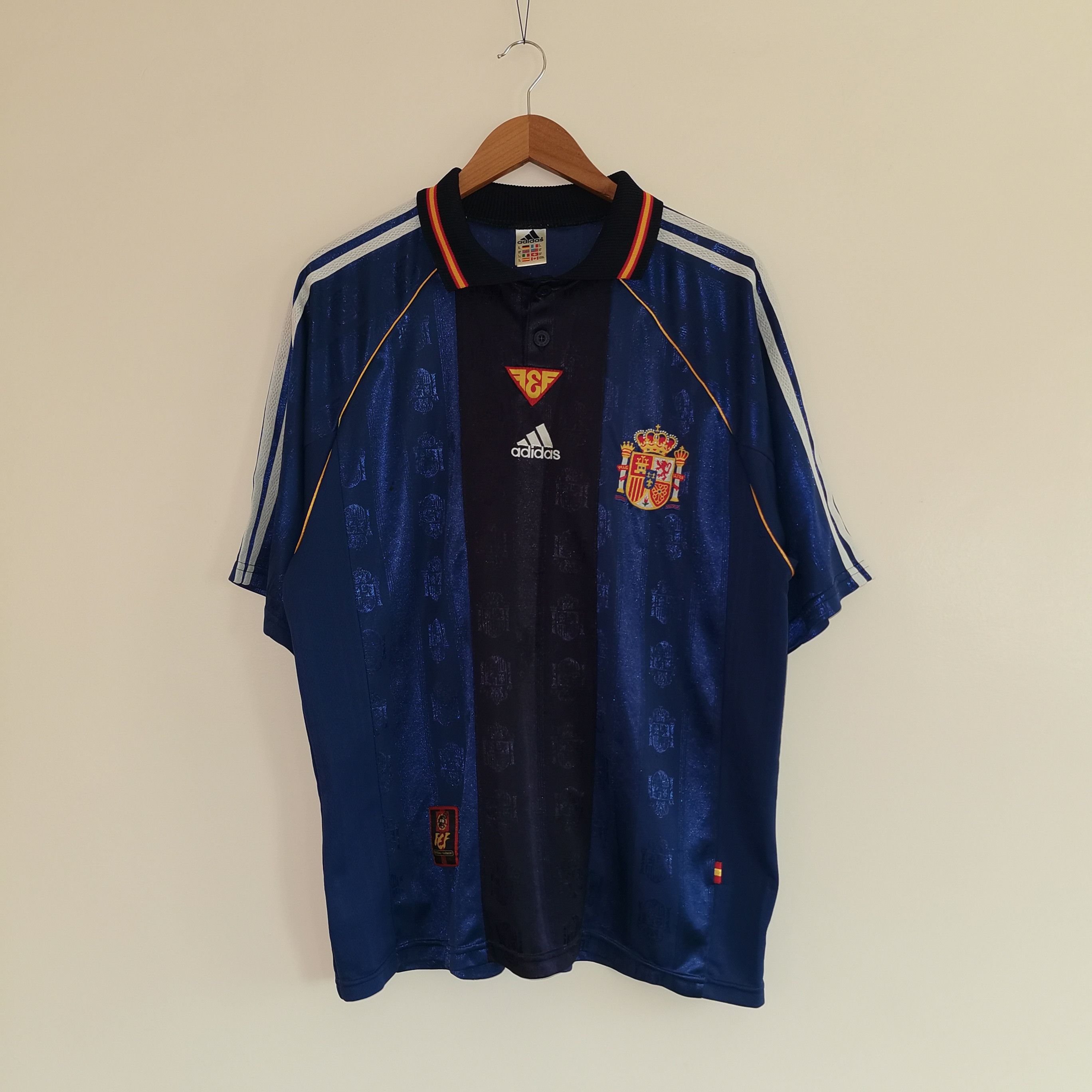 Spain away National Football Team 1998 shirt Soccer Jersey