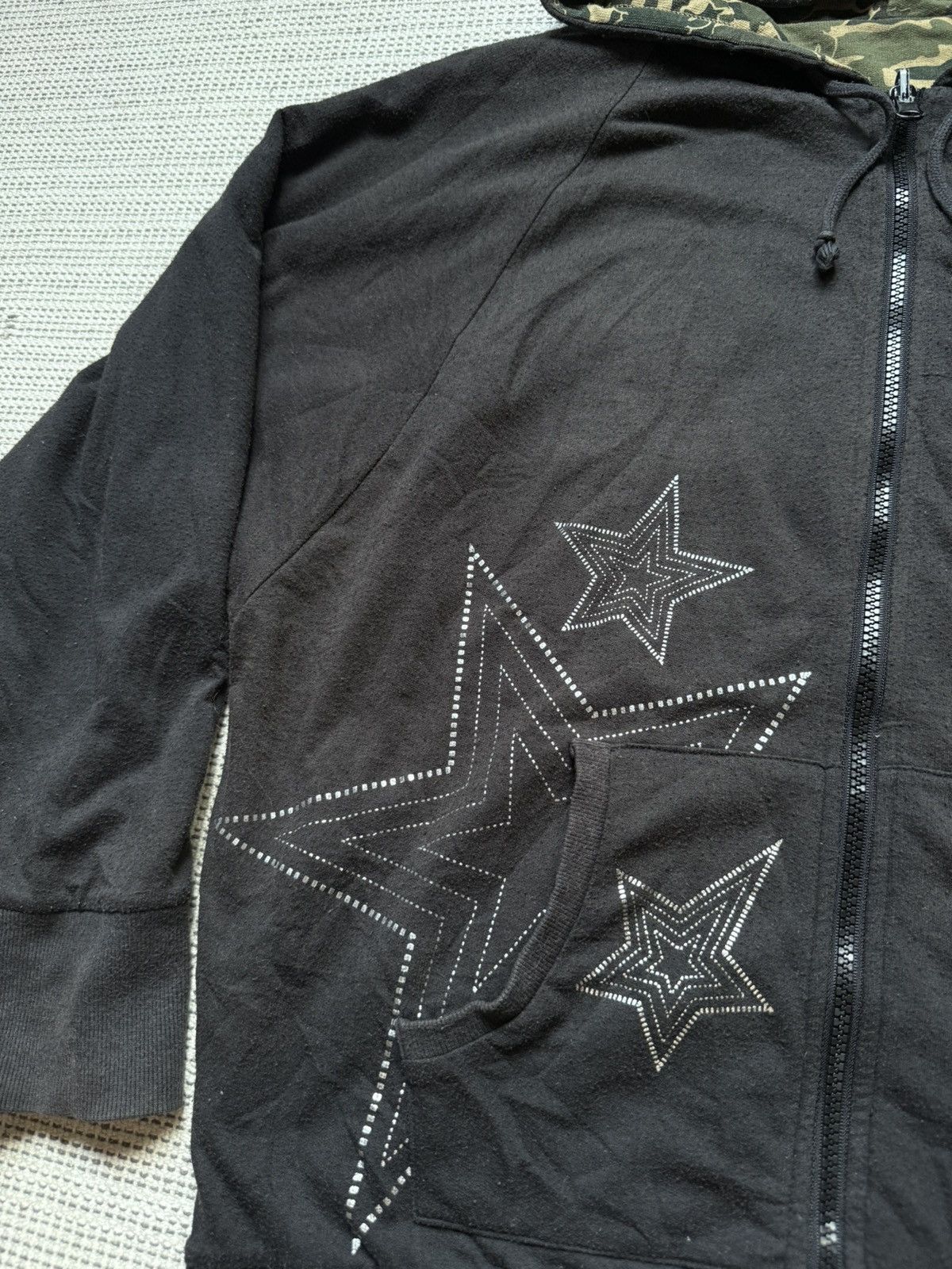 One Piece Reversible black and camouflage one piece hoodie Size US S / EU 44-46 / 1 - 5 Thumbnail