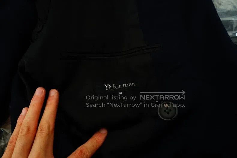 Yohji Yamamoto Yohji Yamamoto Double-Breasted Blazer. Size US XXS / EU 40 - 7 Thumbnail