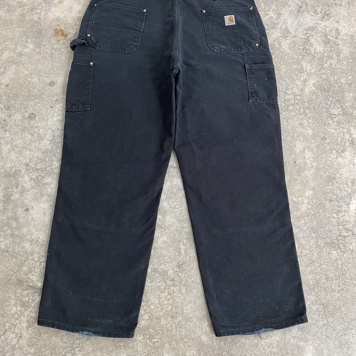 Carhartt Vintage Carhartt Double Knee Black Carpenter Work Pants Size US 41 - 17 Thumbnail