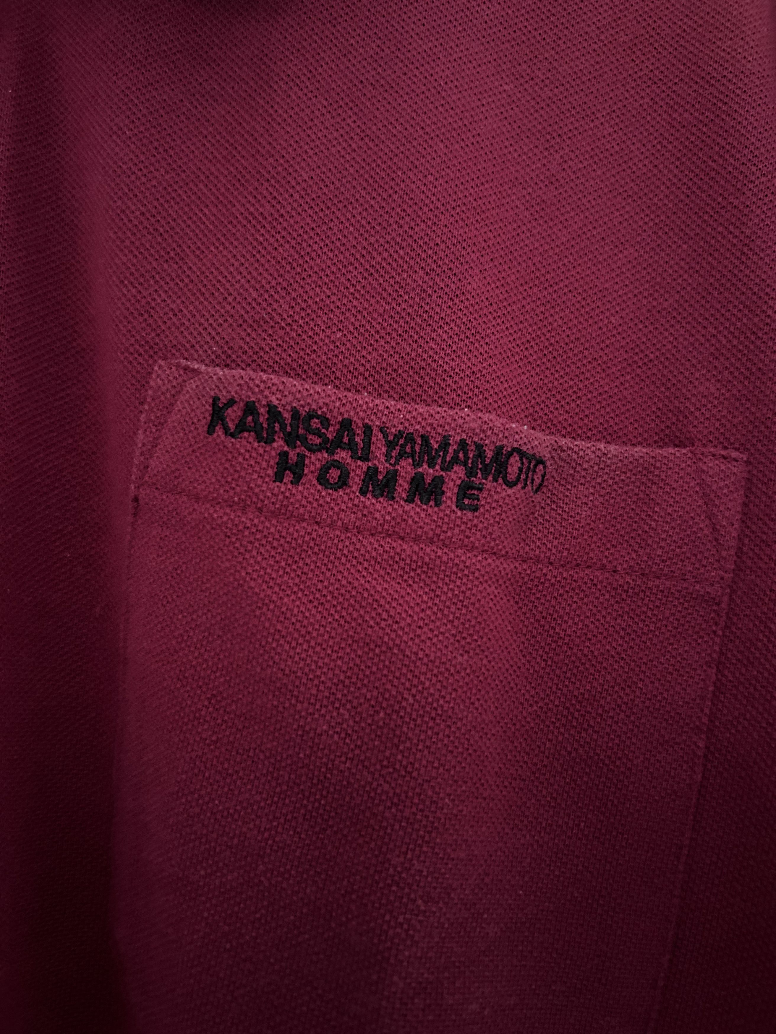 Japanese Brand × Kansai Yamamoto × Vintage Vintage Kansai Yamamoto Homme Polo Shirt Size US XL / EU 56 / 4 - 5 Thumbnail