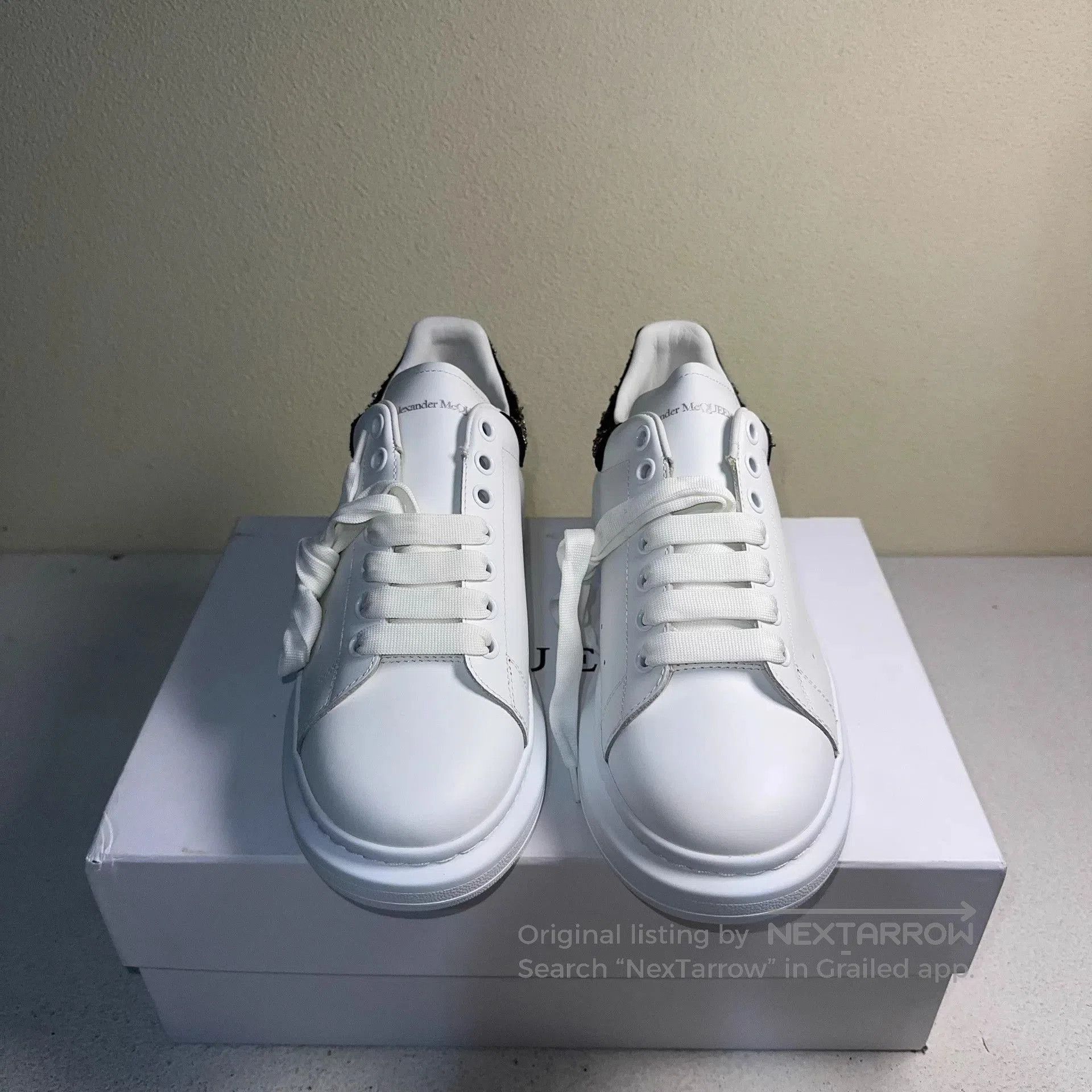 Alexander McQueen White Platform Low-Top Sneakers Size 10. Size US 10 / EU 43 - 2 Thumbnail