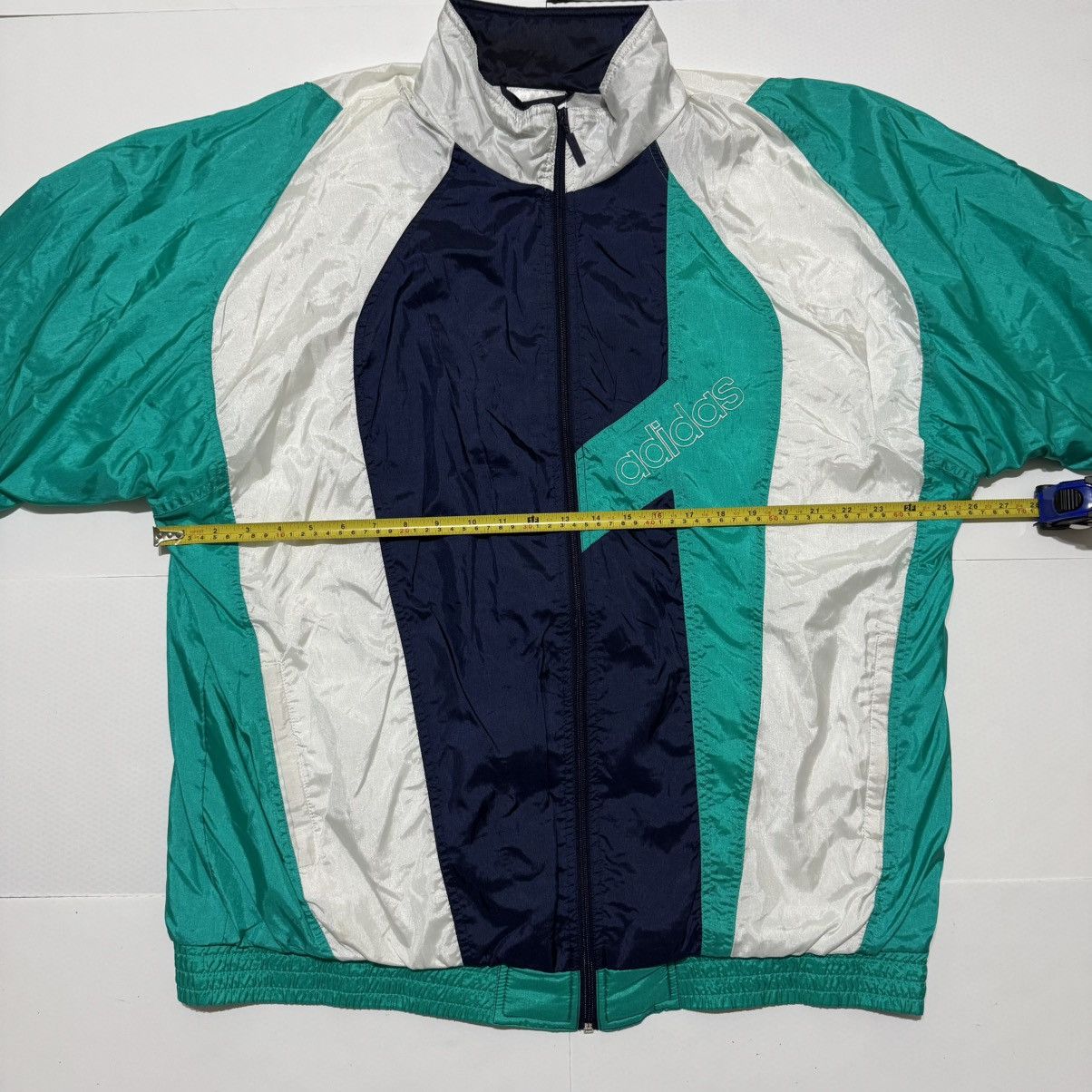 Adidas × Vintage Adidas Vintage Windbreaker Track Top Jacket 90’s Retro Size US XL / EU 56 / 4 - 3 Thumbnail