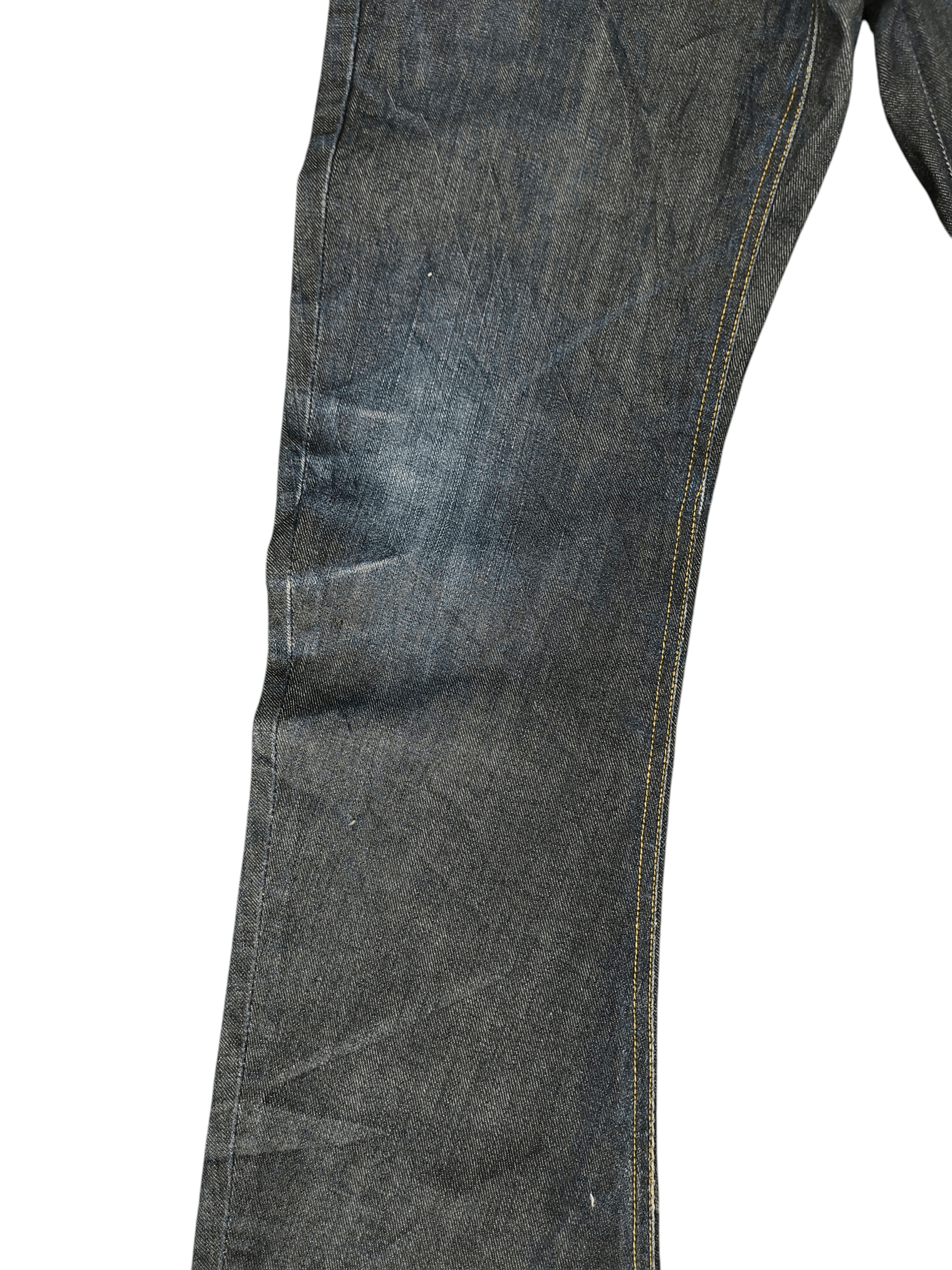 If Six Was Nine Flare Jeans Lee X Akm Japan Denim Bootcut Ifsixwasnine Lgb Size US 31 - 7 Thumbnail
