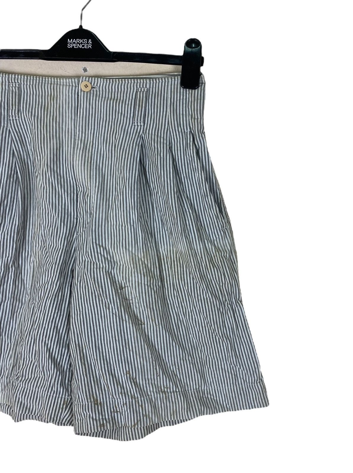 Issey Miyake Vintage Issey Miyake Hickory Short Pants Size US 27 - 2 Thumbnail