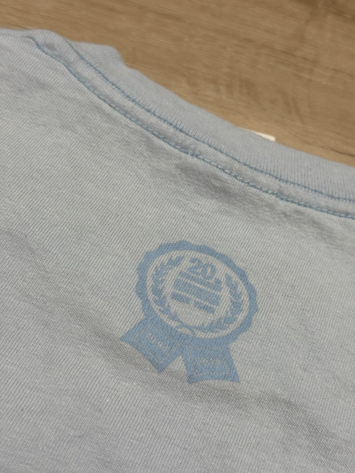 Supreme Supreme 20th Anniversary Box Logo Tee- Baby Blue Size US M / EU 48-50 / 2 - 8 Thumbnail
