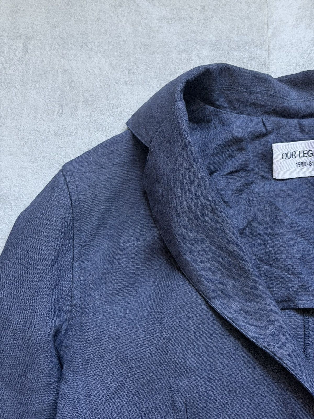 Our Legacy Our Legacy Ramie Unconstructed Blazer SS11 French Workwear Size US S / EU 44-46 / 1 - 3 Thumbnail