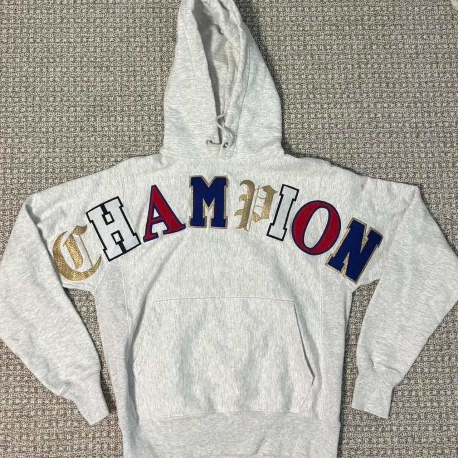 Champion Vintage 90s Champion Reverse Weave Embroidered Hoodie Size US S / EU 44-46 / 1 - 2 Thumbnail