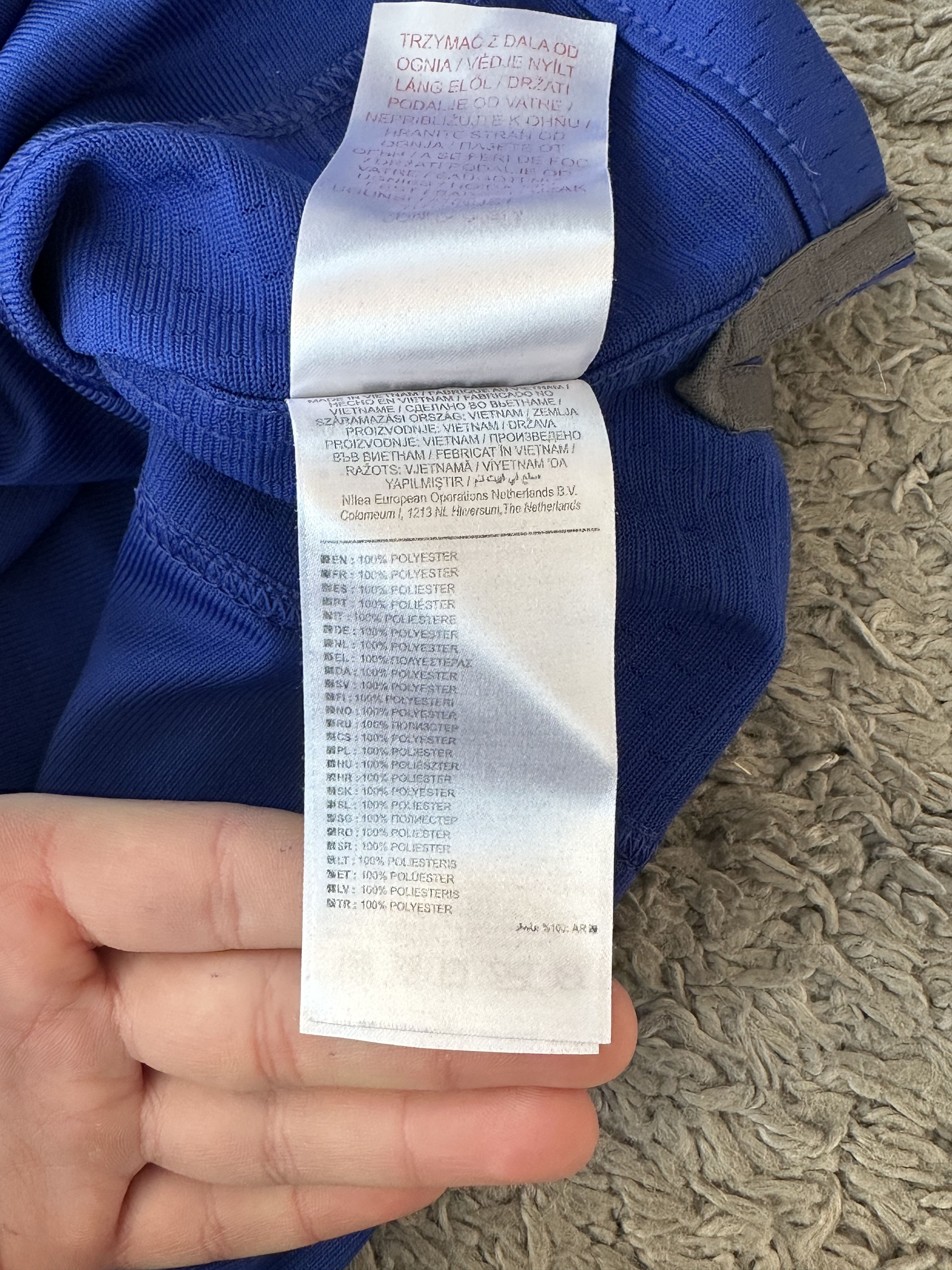 Nike VGC NFL Nike On Field NY Size XL V-Neck - Color Blue Size US XL / EU 56 / 4 - 9 Thumbnail