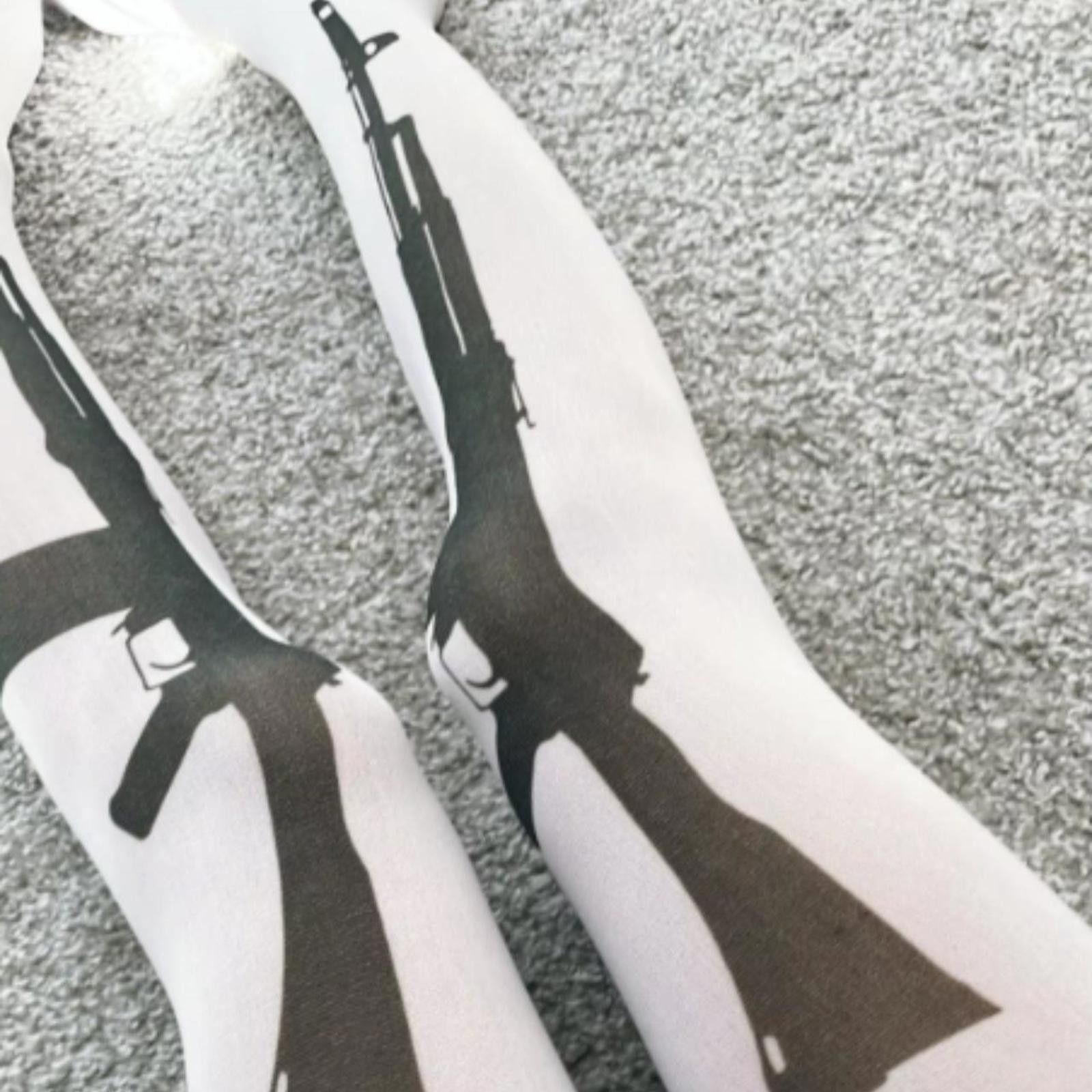 Other Y2K AK-47 Stockings Tights Size ONE SIZE - 3 Thumbnail