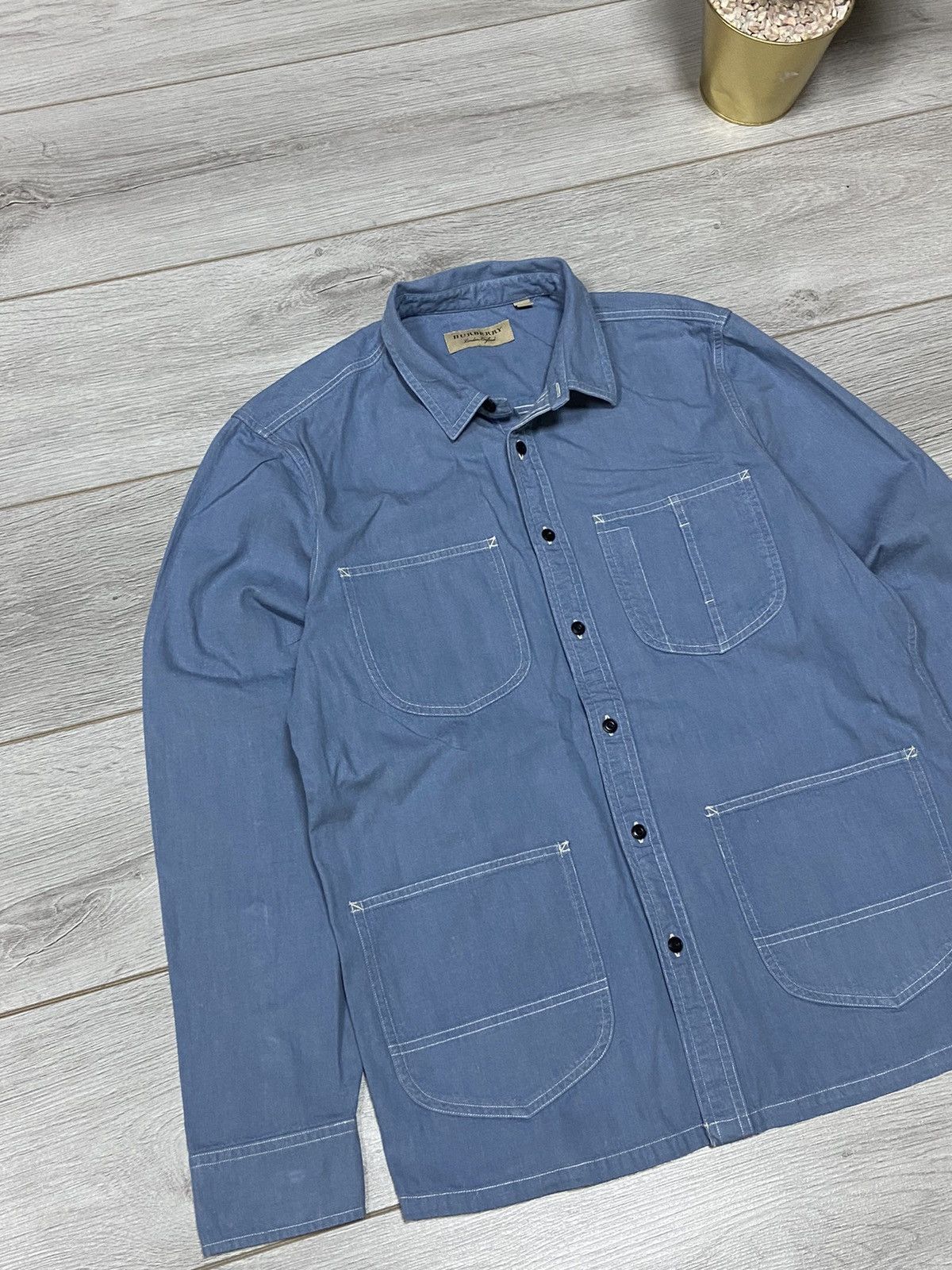 Burberry Burberry London England multipocket shirt buttons Size US M / EU 48-50 / 2 - 3 Thumbnail
