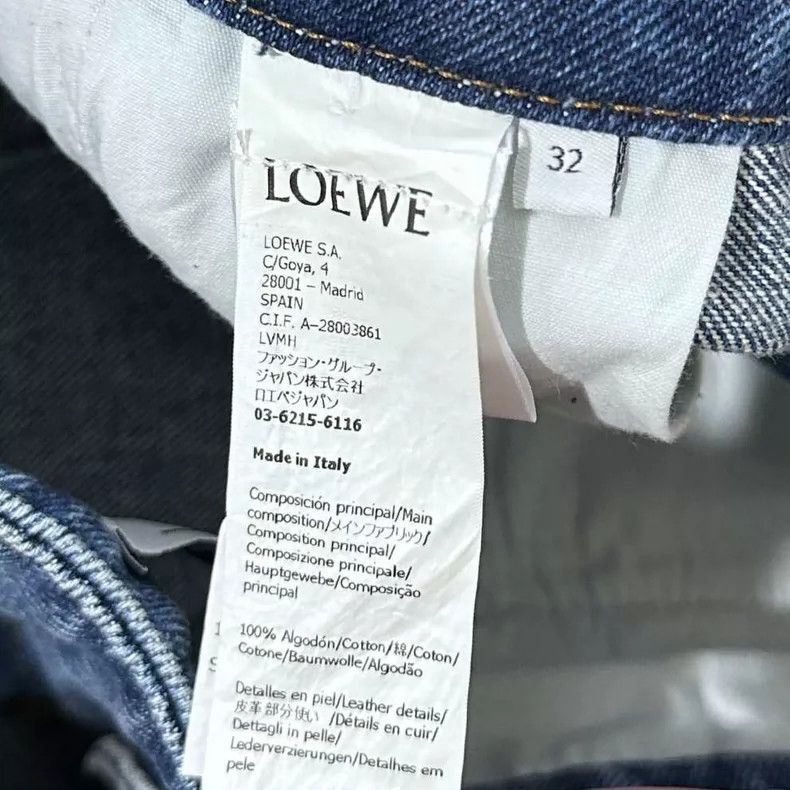 Loewe loewe Blue cropped jeans 2505-Nextarrow Size US 32 / EU 48 - 6 Thumbnail