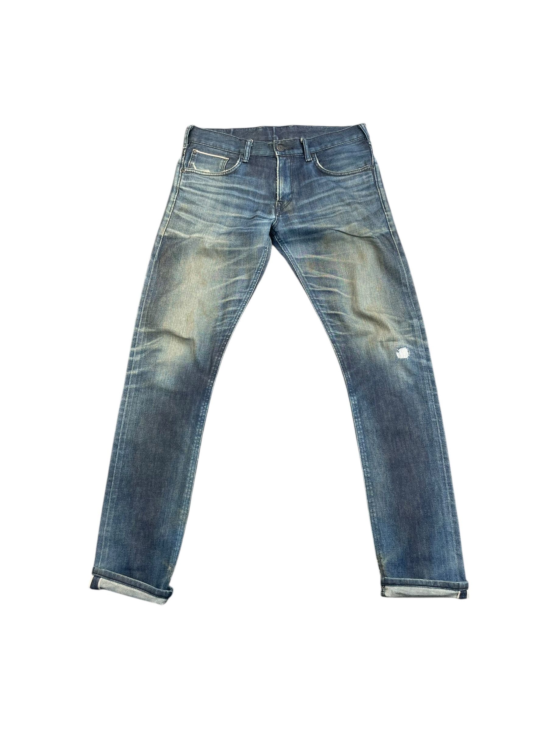 Edwin Vintage Edwin SKK505 Redline Distresed Denim Size US 34 / EU 50 - 1 Thumbnail