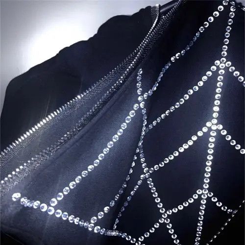 Japanese Brand Rhinestone Teeth Full Zip y2k Hoodie Gothic Style Size US XL / EU 56 / 4 - 2 Thumbnail