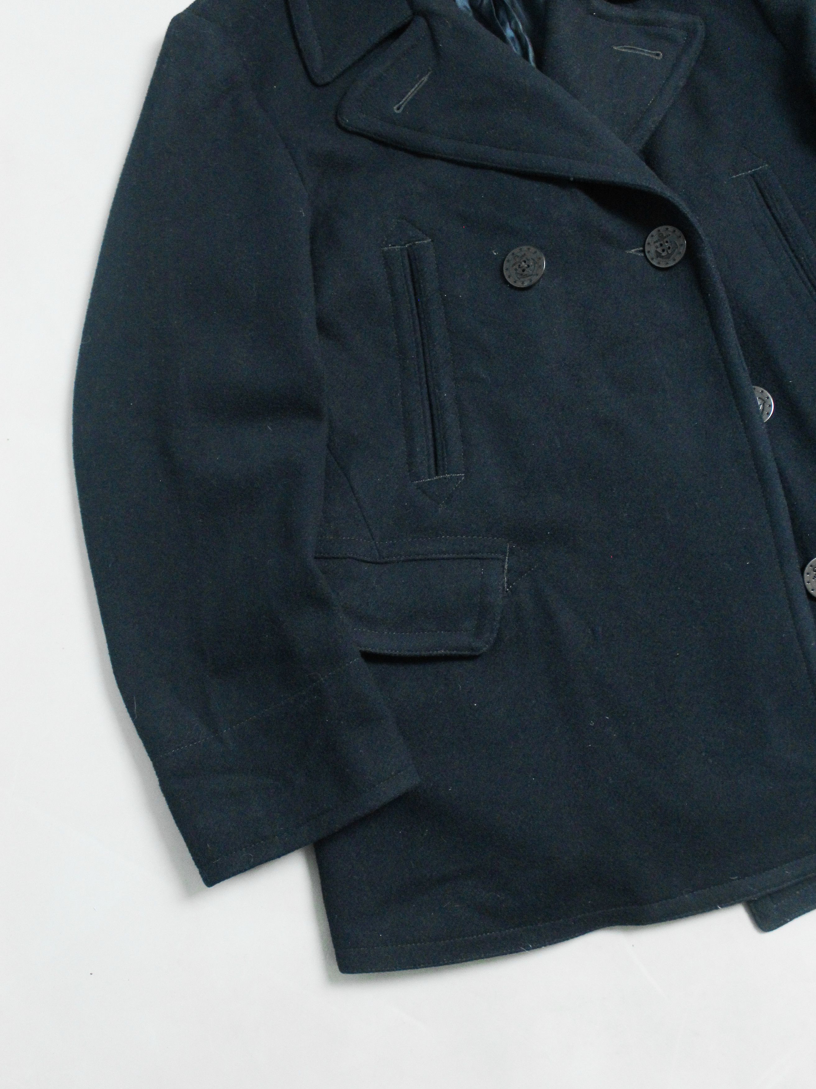 Polo Ralph Lauren POLO RALPH LAUREN DOUBLEBREASTED MENS WOOL COAT BLUE L Size US L / EU 52-54 / 3 - 6 Thumbnail