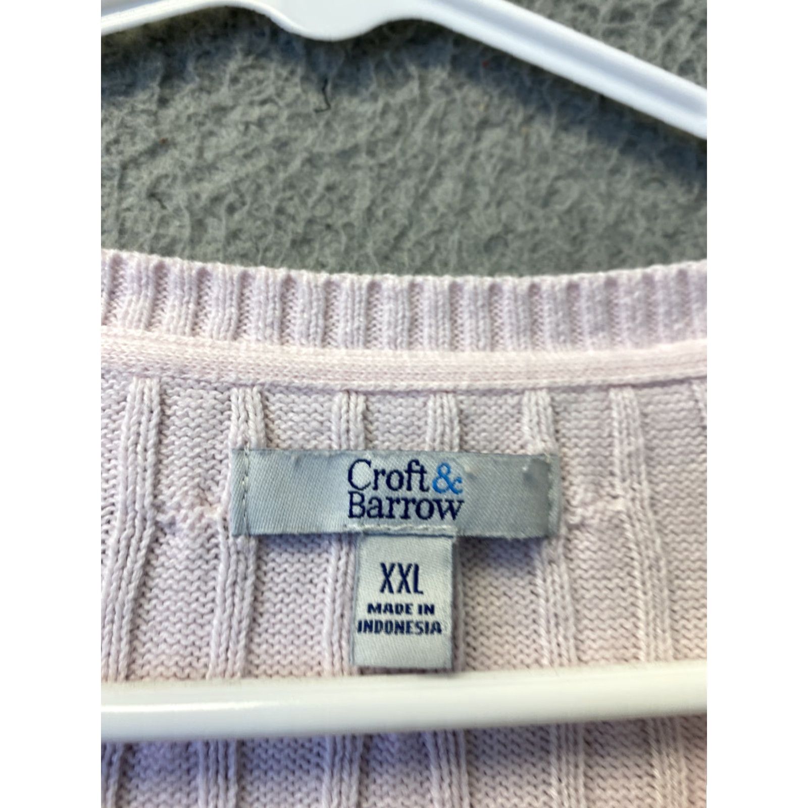 Barrow Croft & Barrow Women's Pullover Sweater 2XL Multicolor Long Sleeve Cotton Classic Size XXL / US 16-18 / IT 52-54 - 3 Thumbnail
