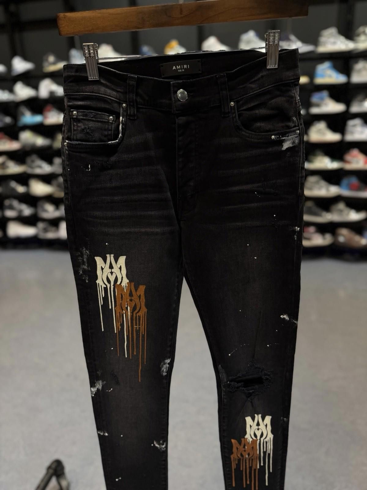 Amiri Size 30 - Amiri Paint Leg Black Jeans 100% Authentic NEW Size US 30 / EU 46 - 2 Thumbnail