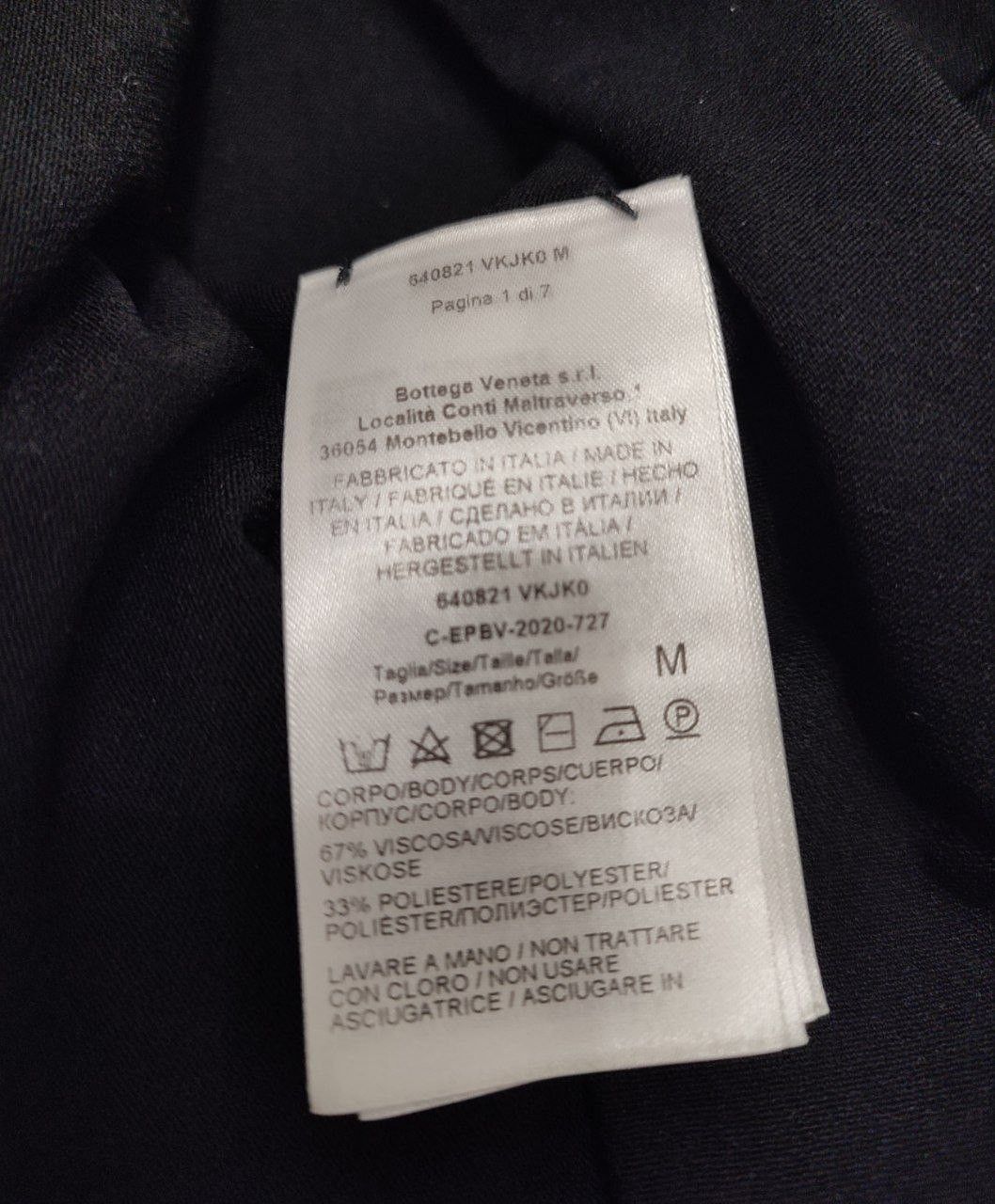 Bottega Veneta Bottega Veneta Fall 2020 Womens Black Golf Top M size Size M / US 6-8 / IT 42-44 - 12 Thumbnail