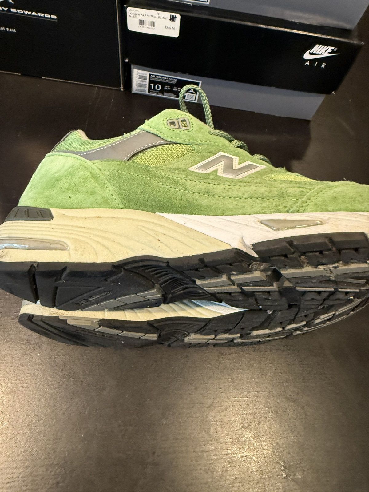 New Balance New Balance 991 Made in UK Bright Green US10 Size US 10 / EU 43 - 13 Thumbnail