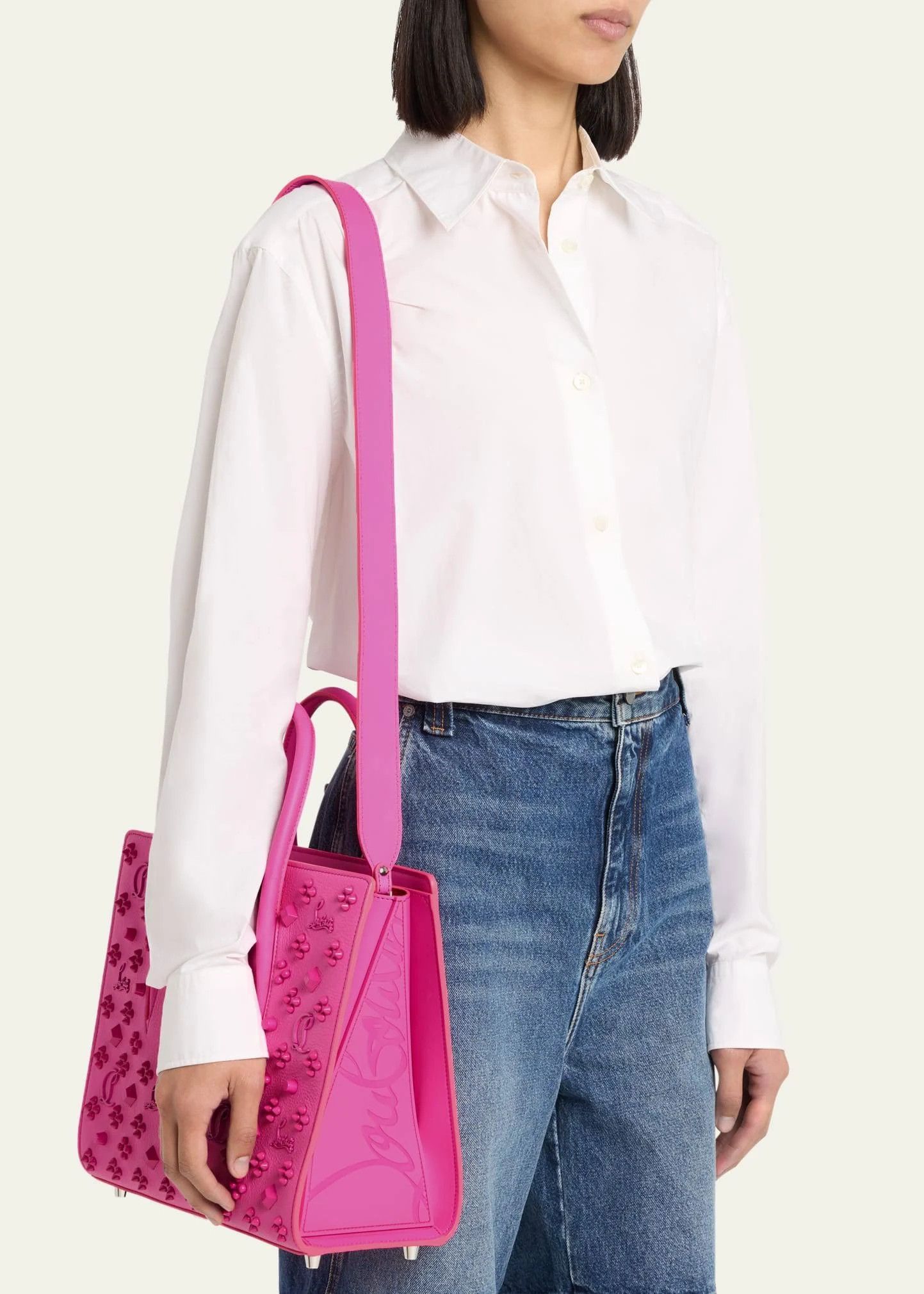 Christian Louboutin o1s1wg111024 Size: OS / Handle Bag in Pink Size ONE SIZE - 3 Thumbnail