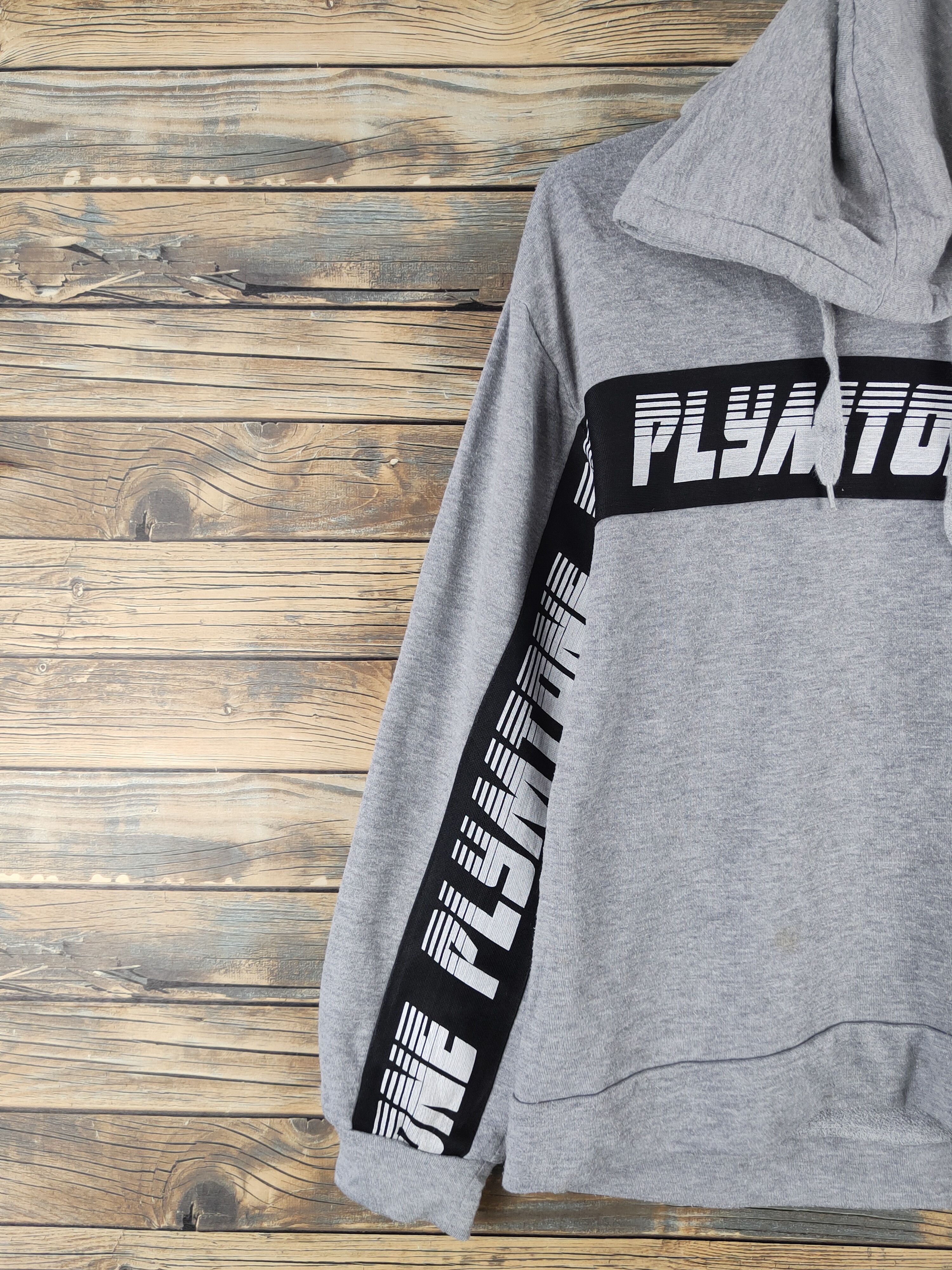 Japanese Brand DL Plymtone Gray Hoodie Sweatshirts #2729 Size M / US 6-8 / IT 42-44 - 4 Thumbnail